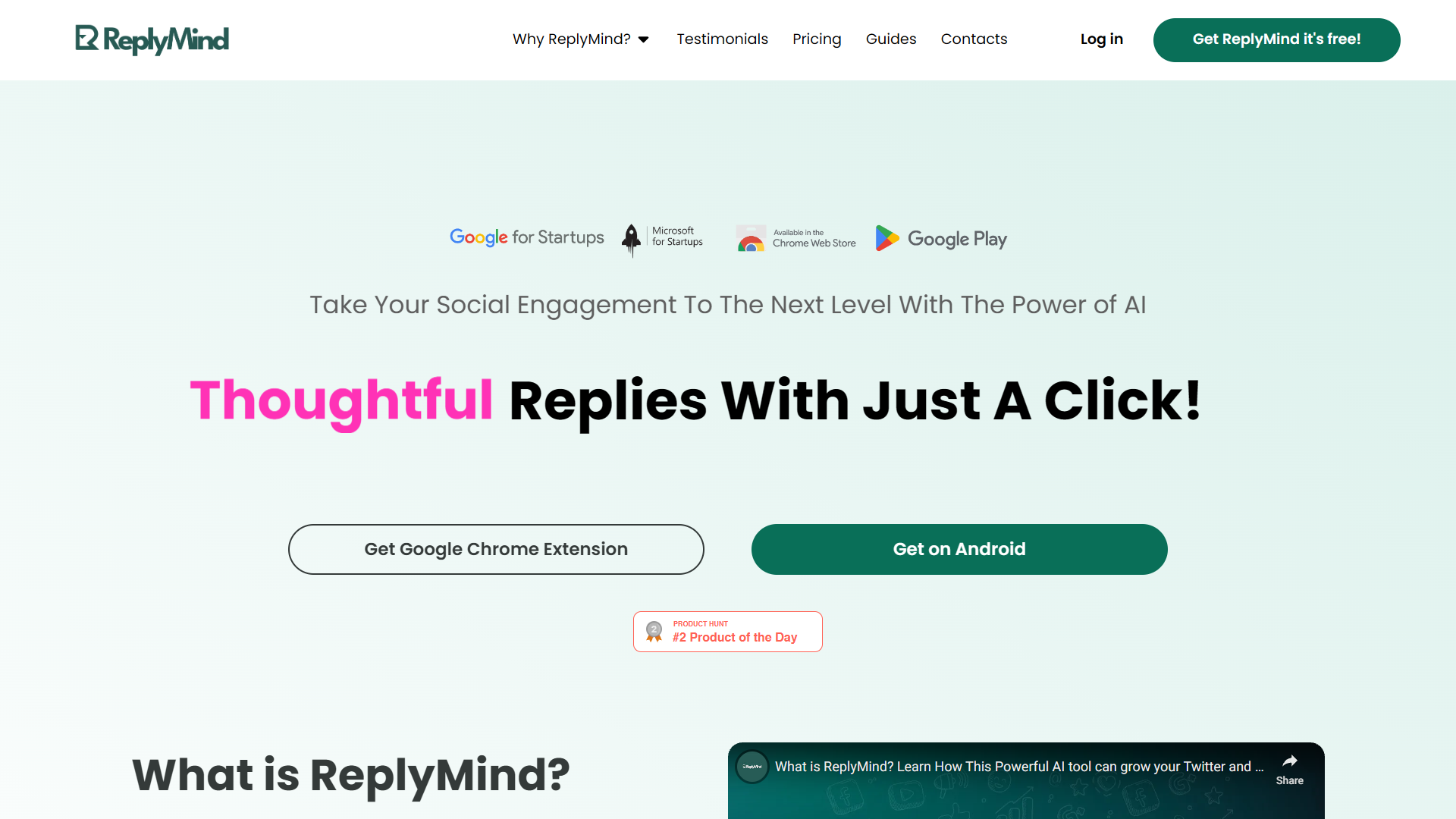 Screenshot for ReplyMind