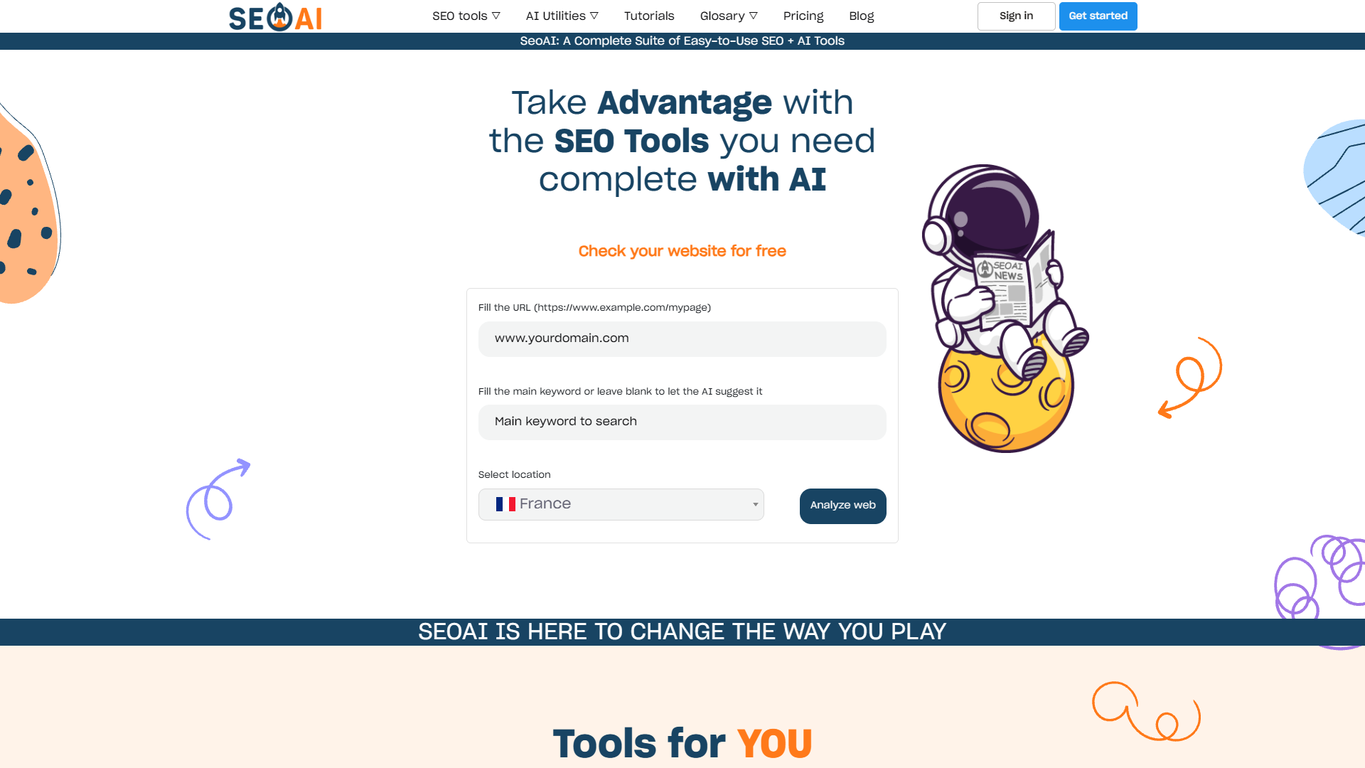Screenshot for SEOAI