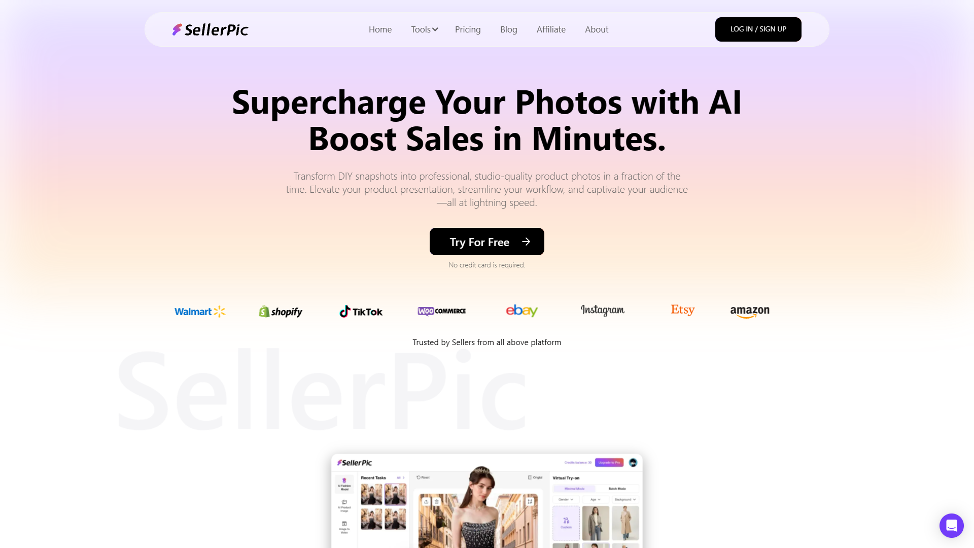 Screenshot for SellerPic