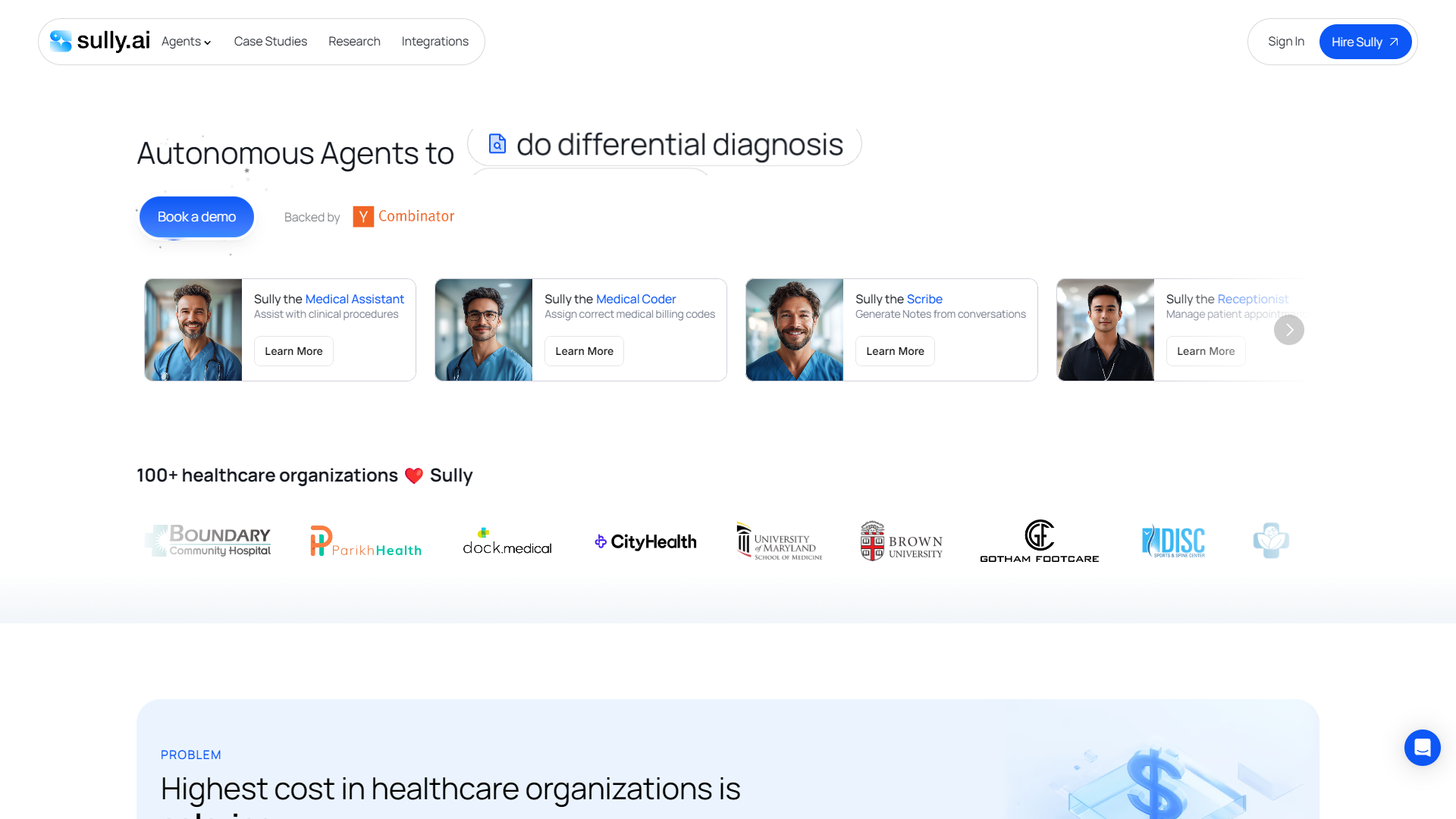 Screenshot for Sully.ai