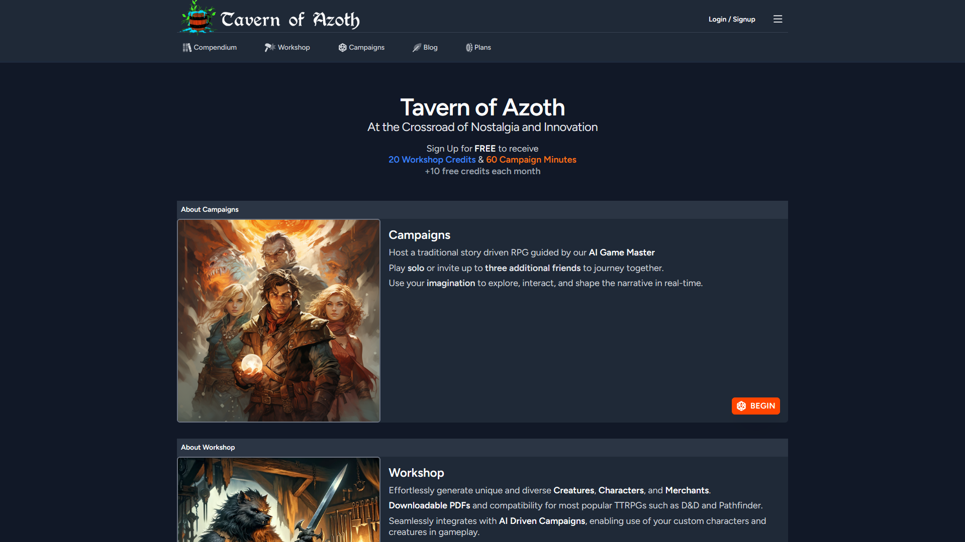 Screenshot for Tavern of Azoth