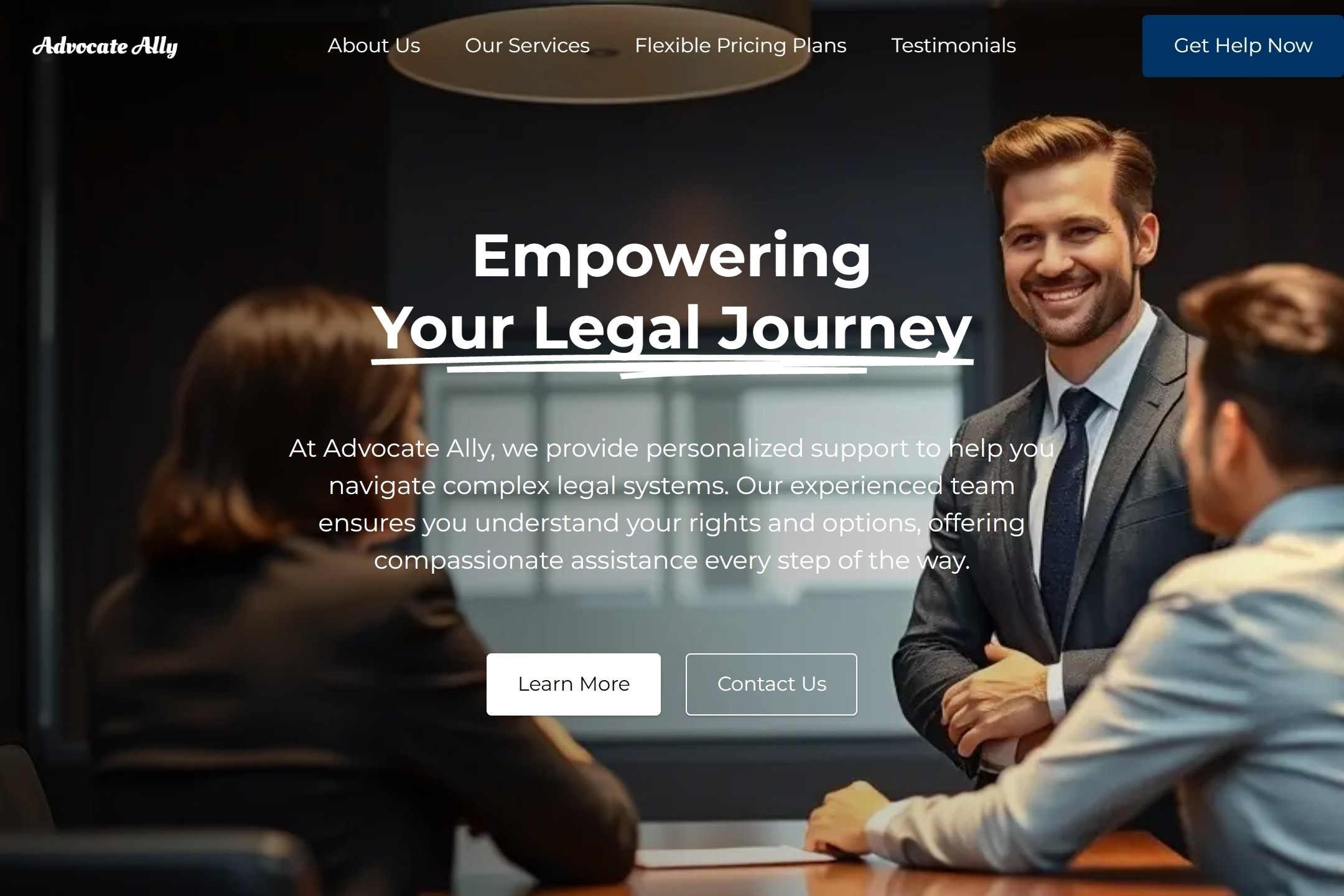 Advocate website template