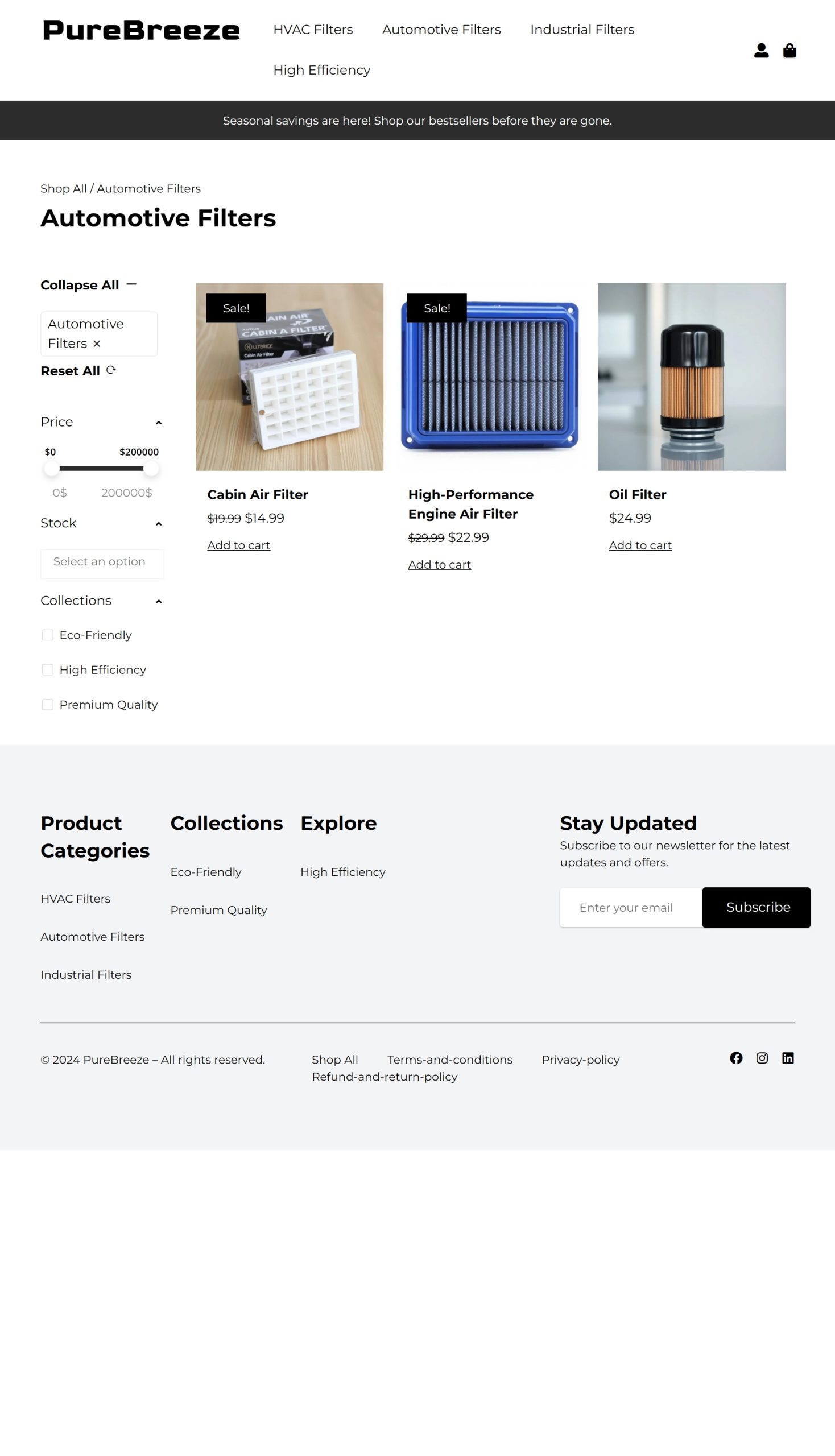 Automotive Filters