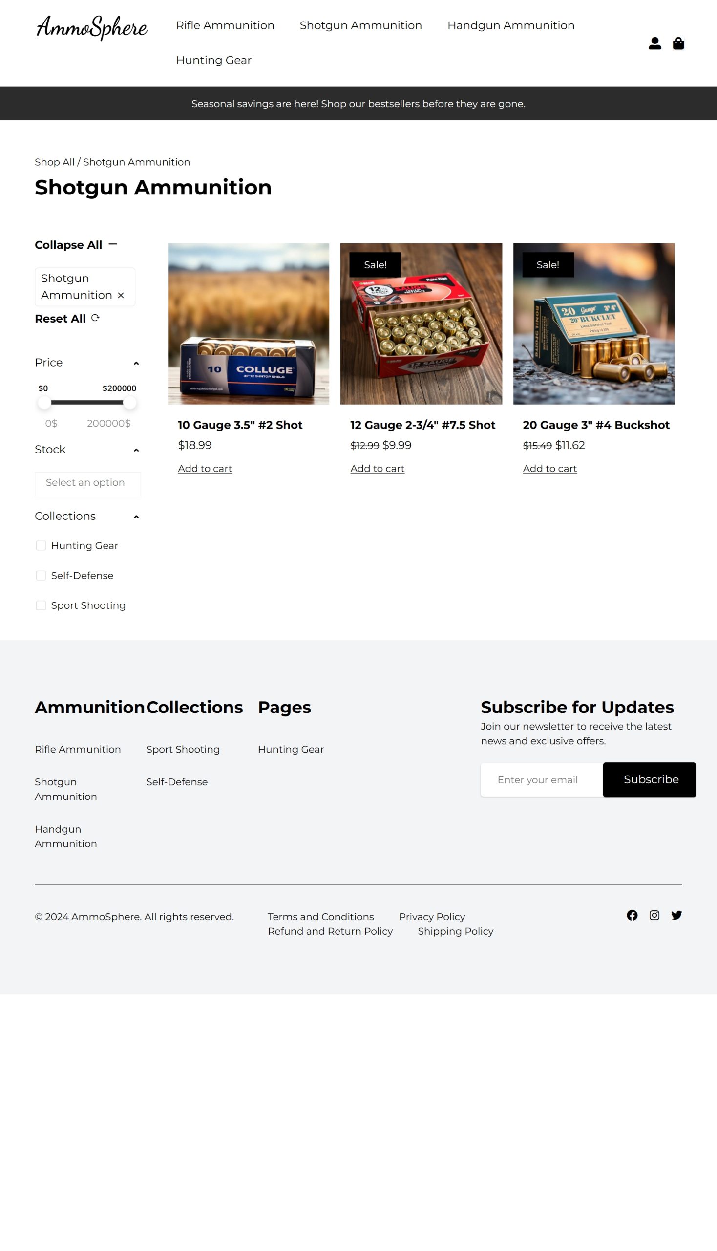 Shotgun Ammunition