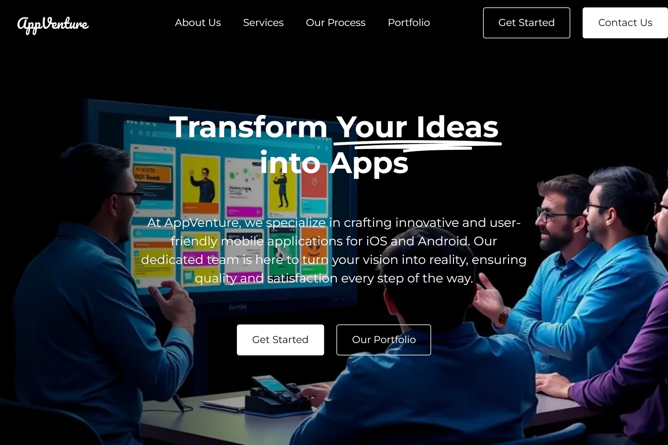 App website template