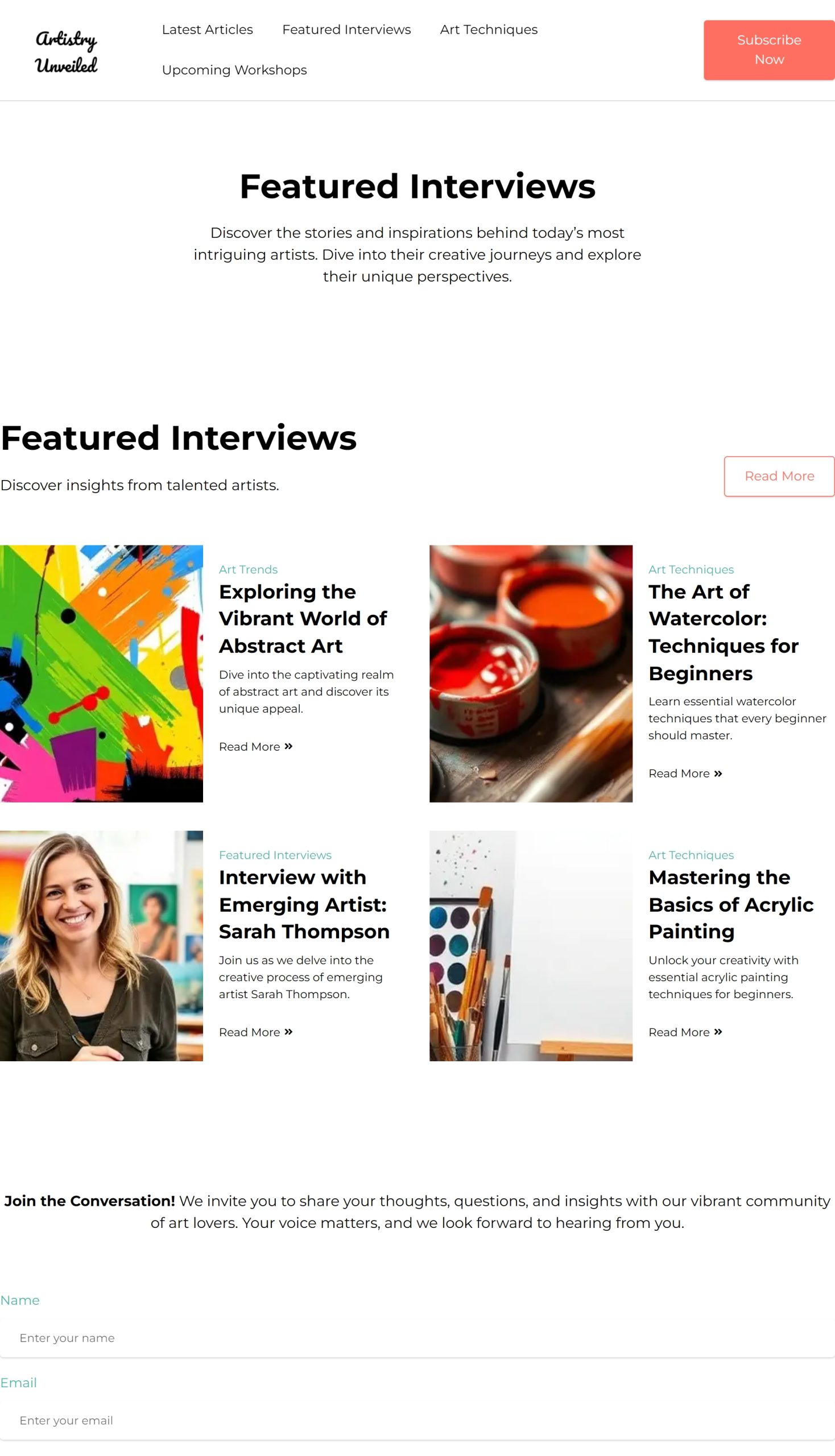 Featured Interviews