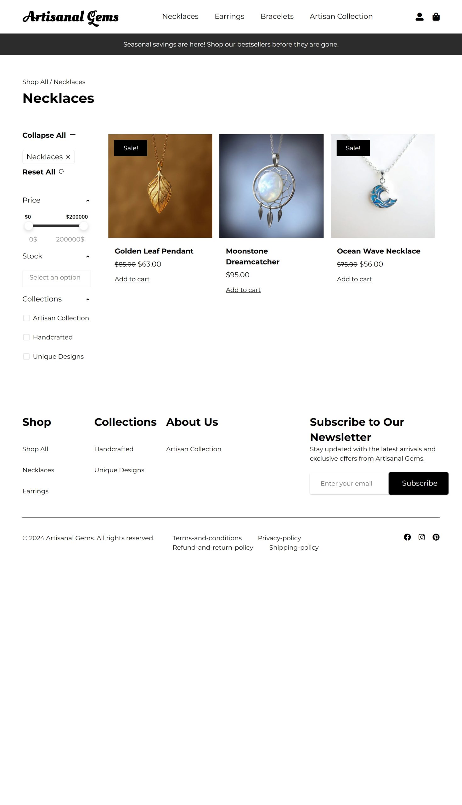 Necklaces