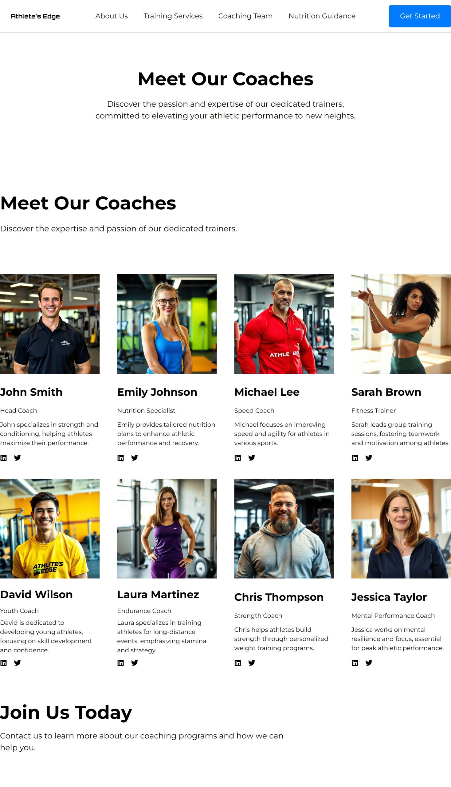 Coaching Team