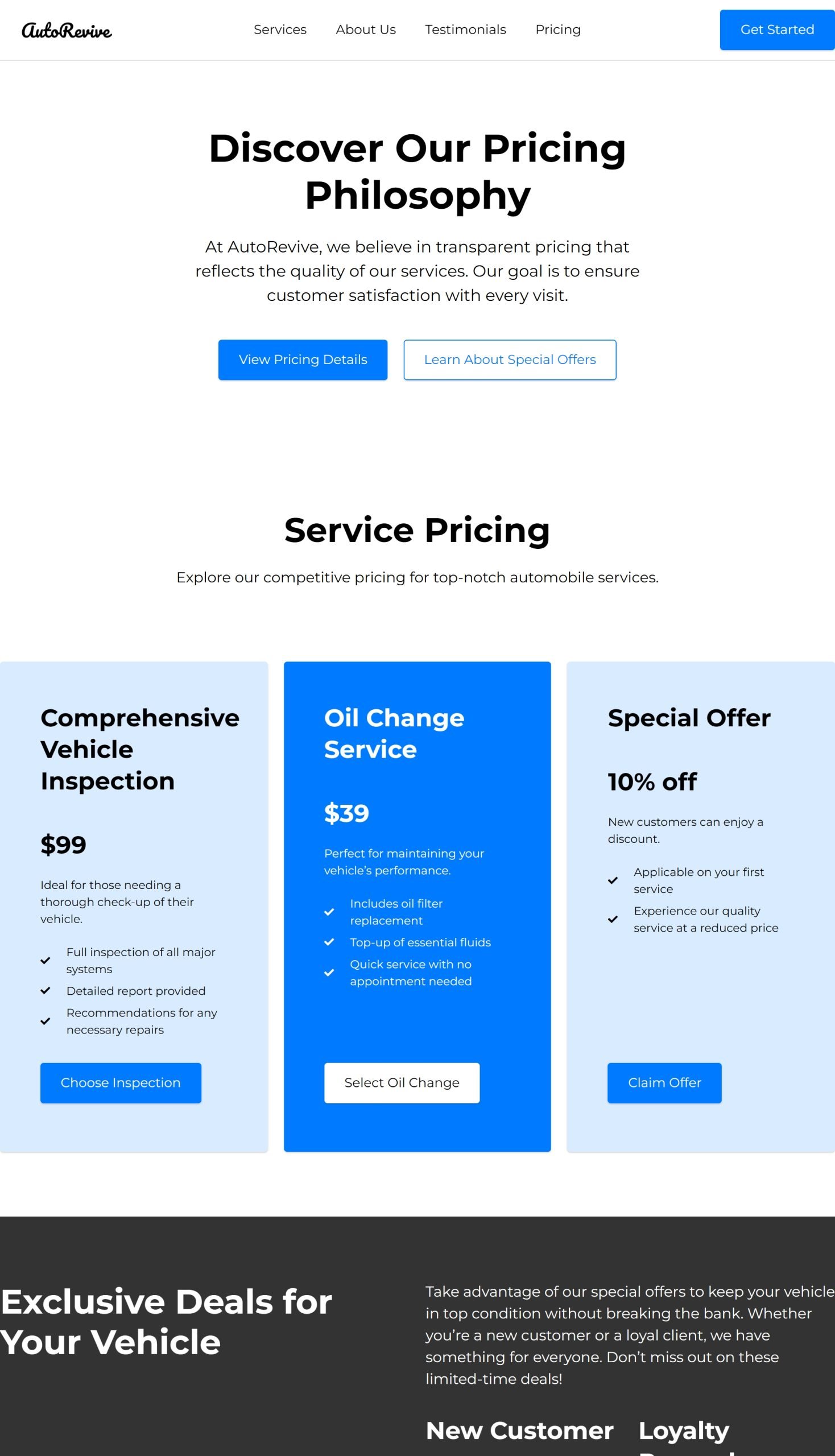 Pricing