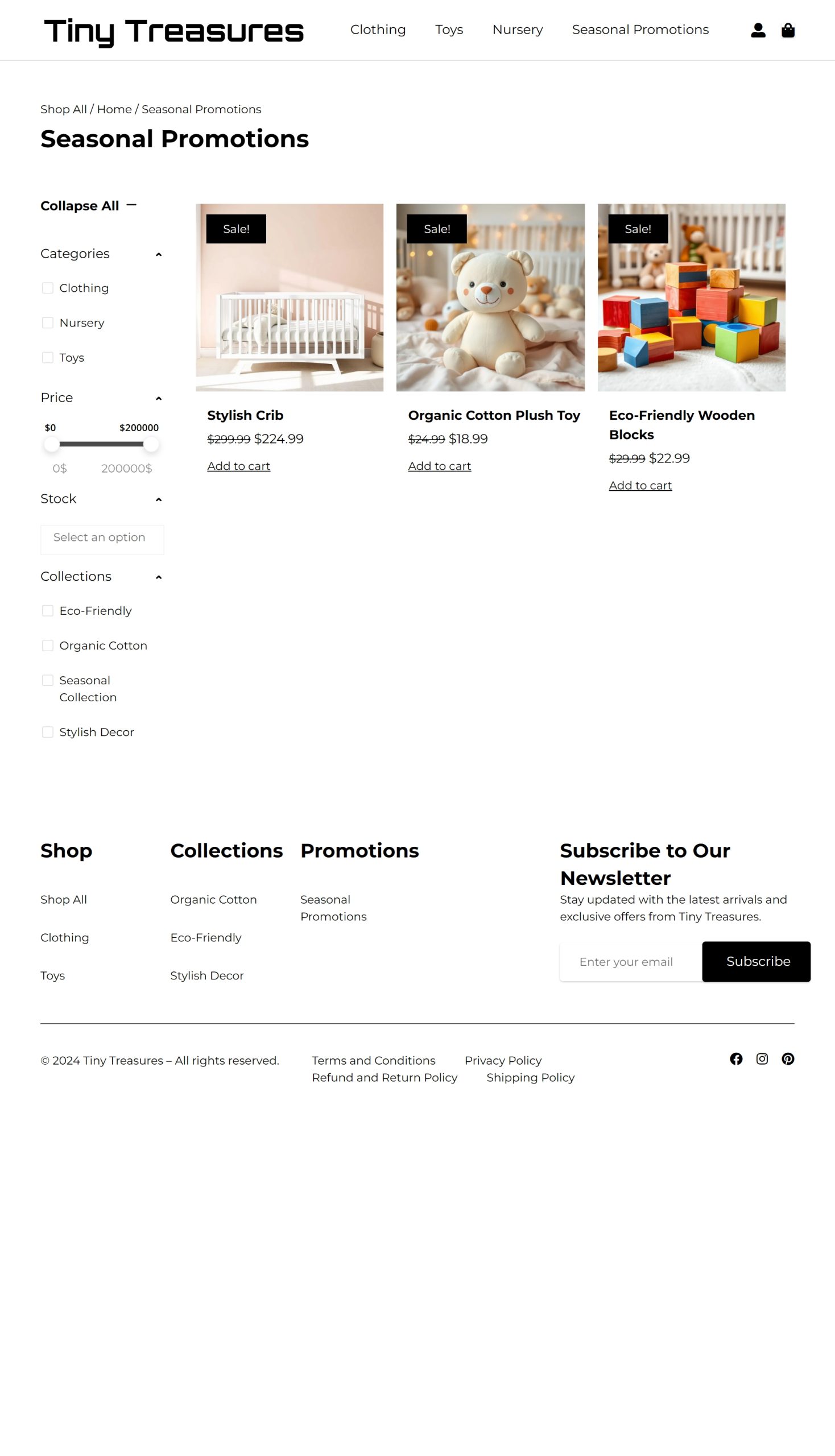 Seasonal Promotions