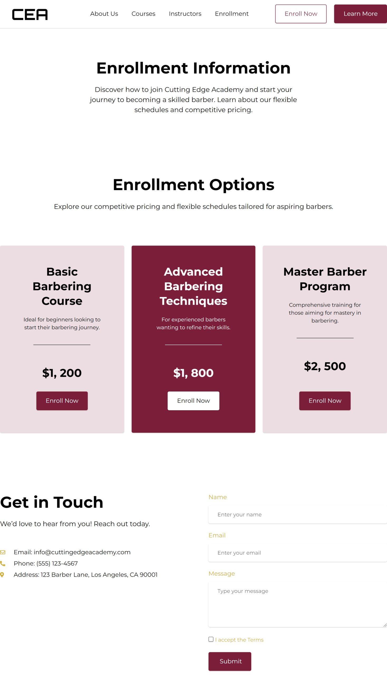 Enrollment