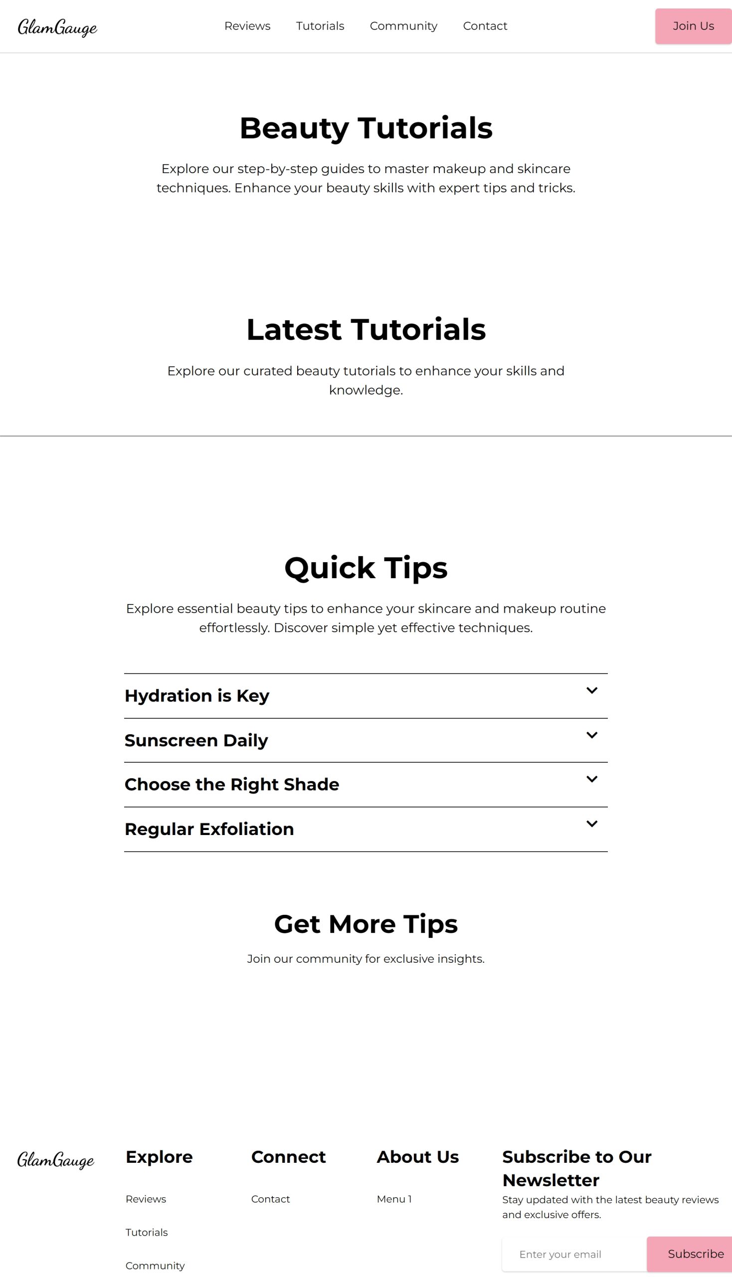 Tutorials
