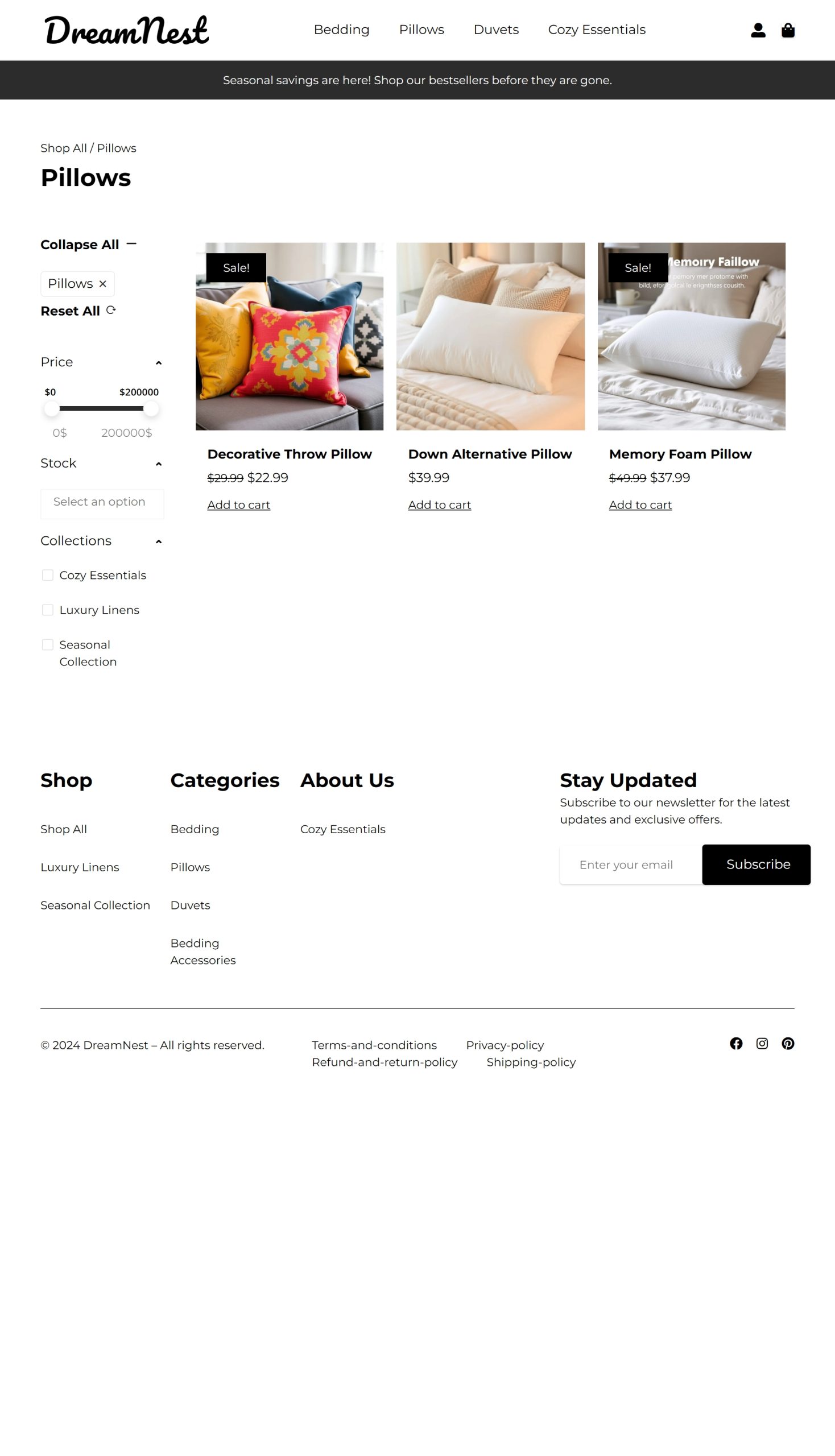 Pillows