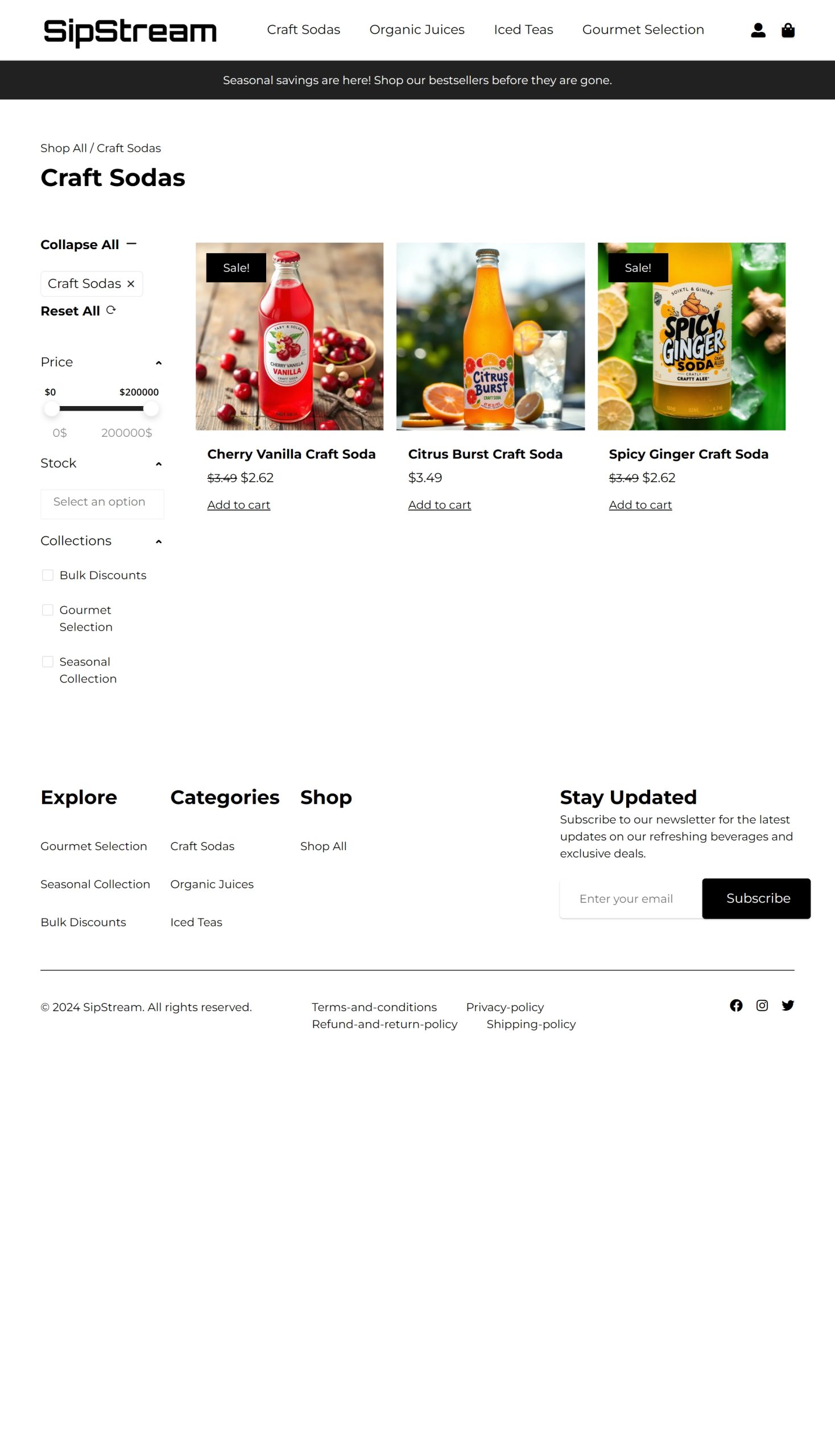 Craft Sodas