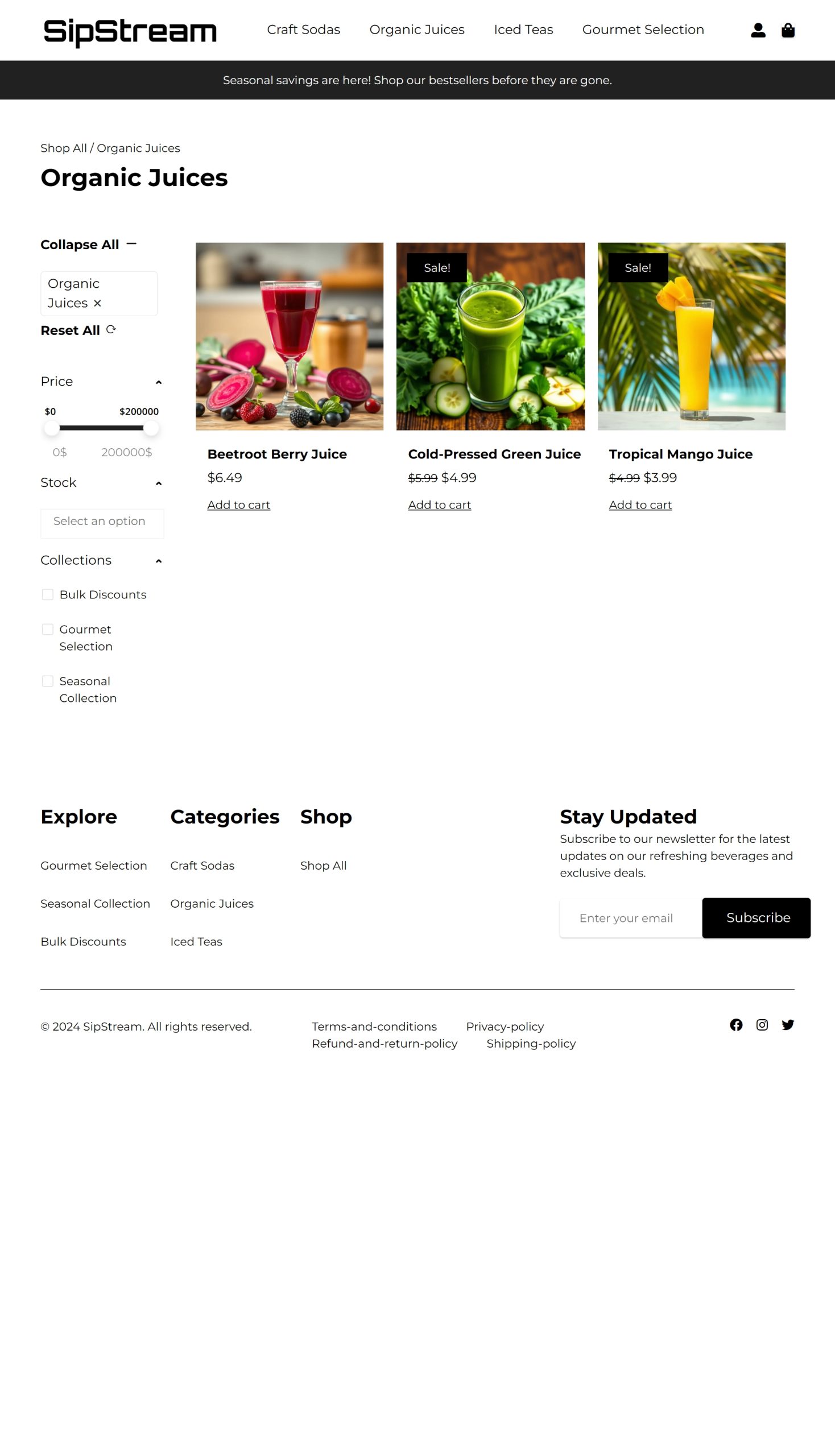 Organic Juices
