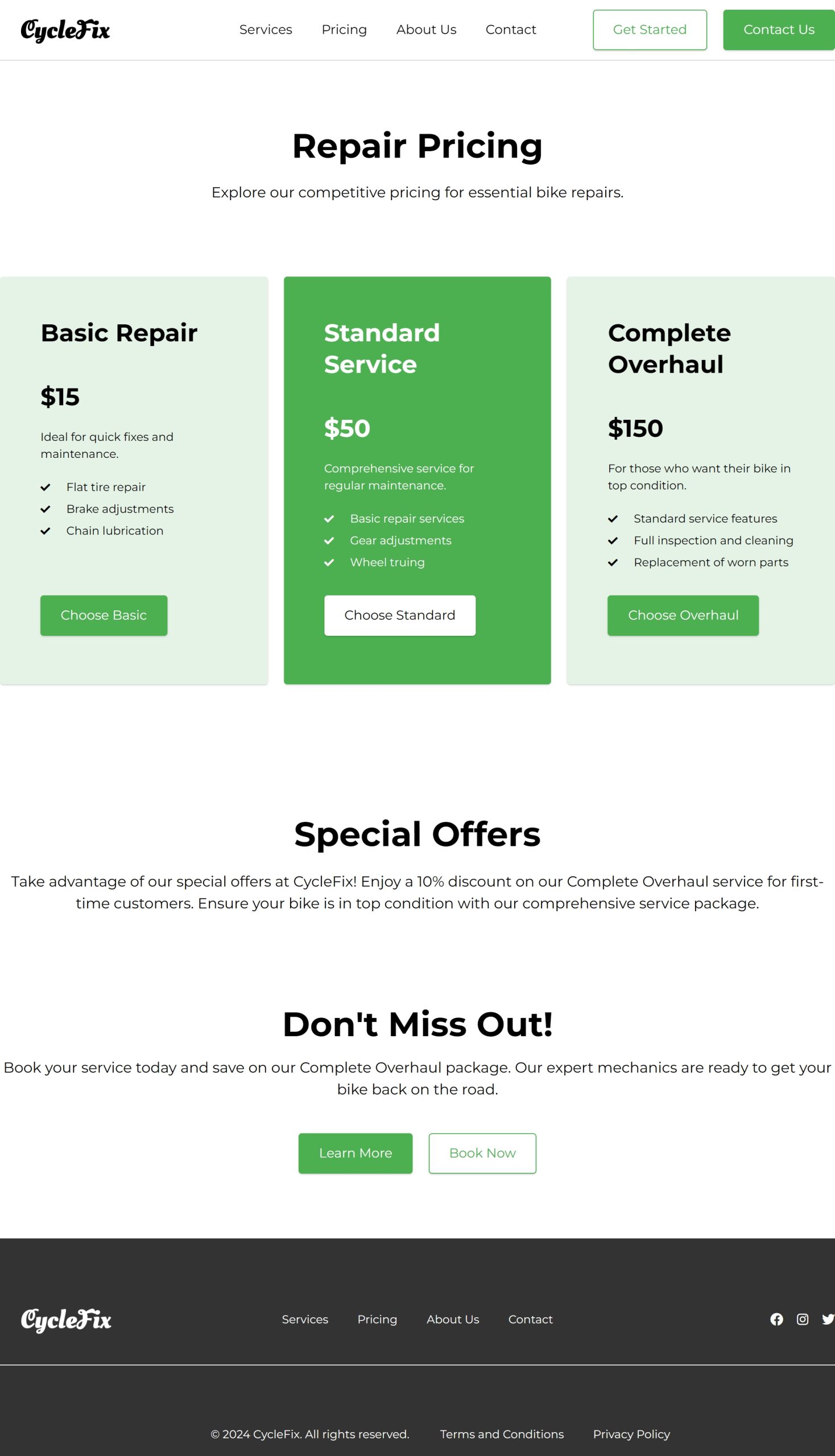 Pricing