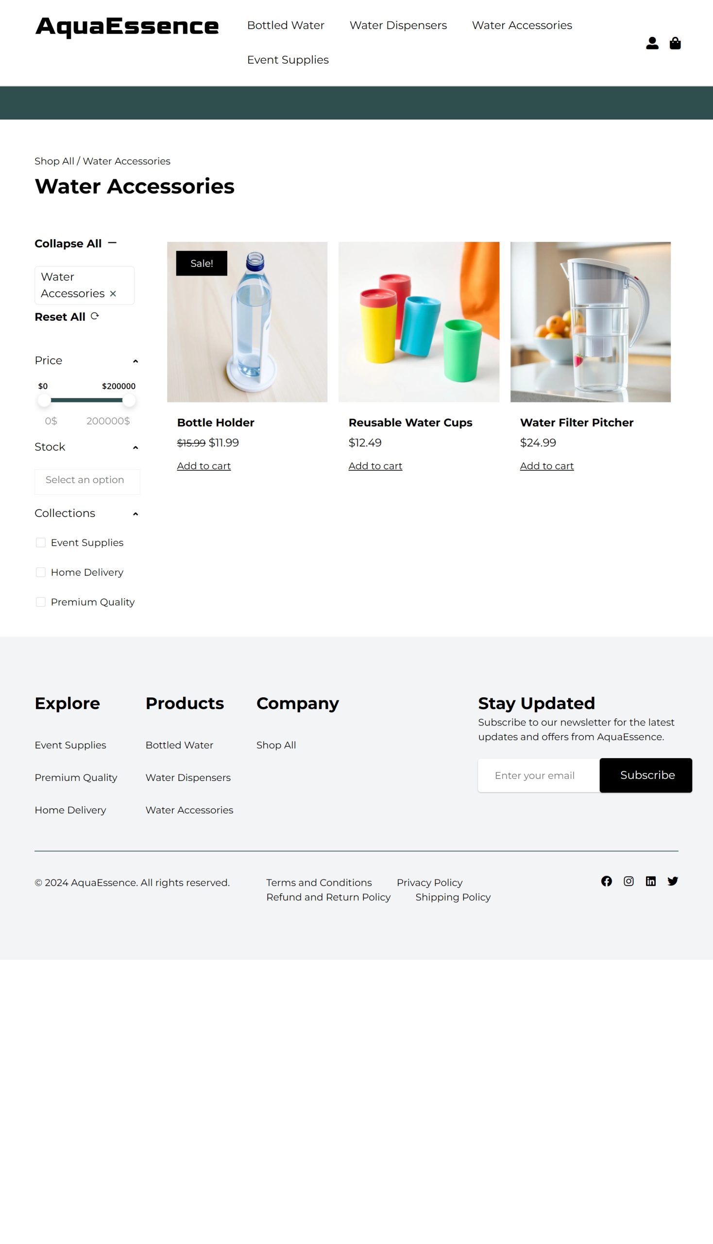 Water Accessories