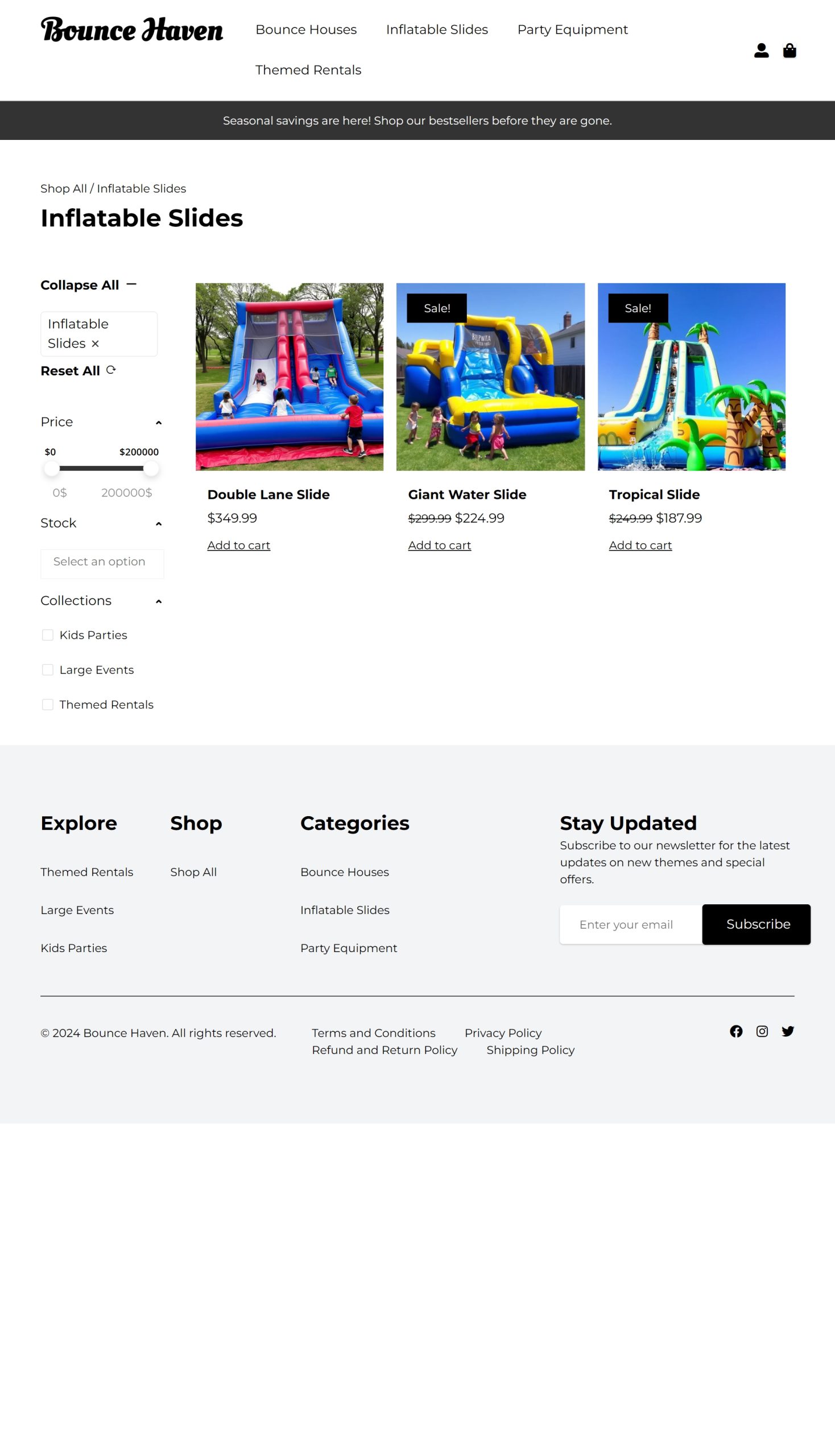 Inflatable Slides