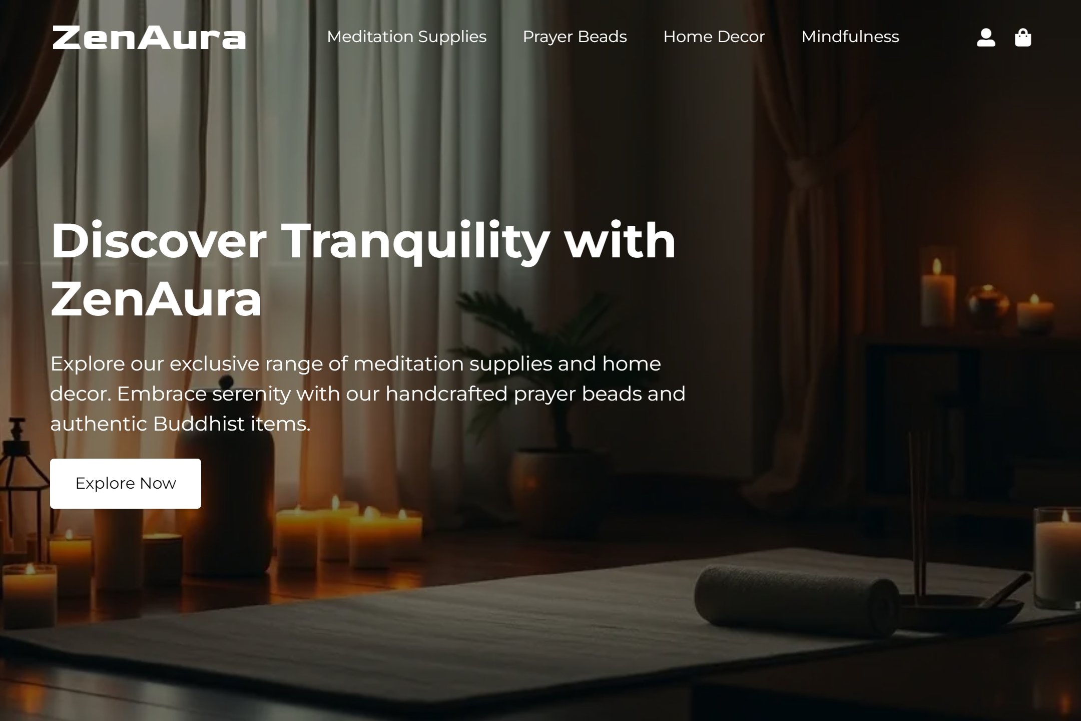 Buddhism store website template