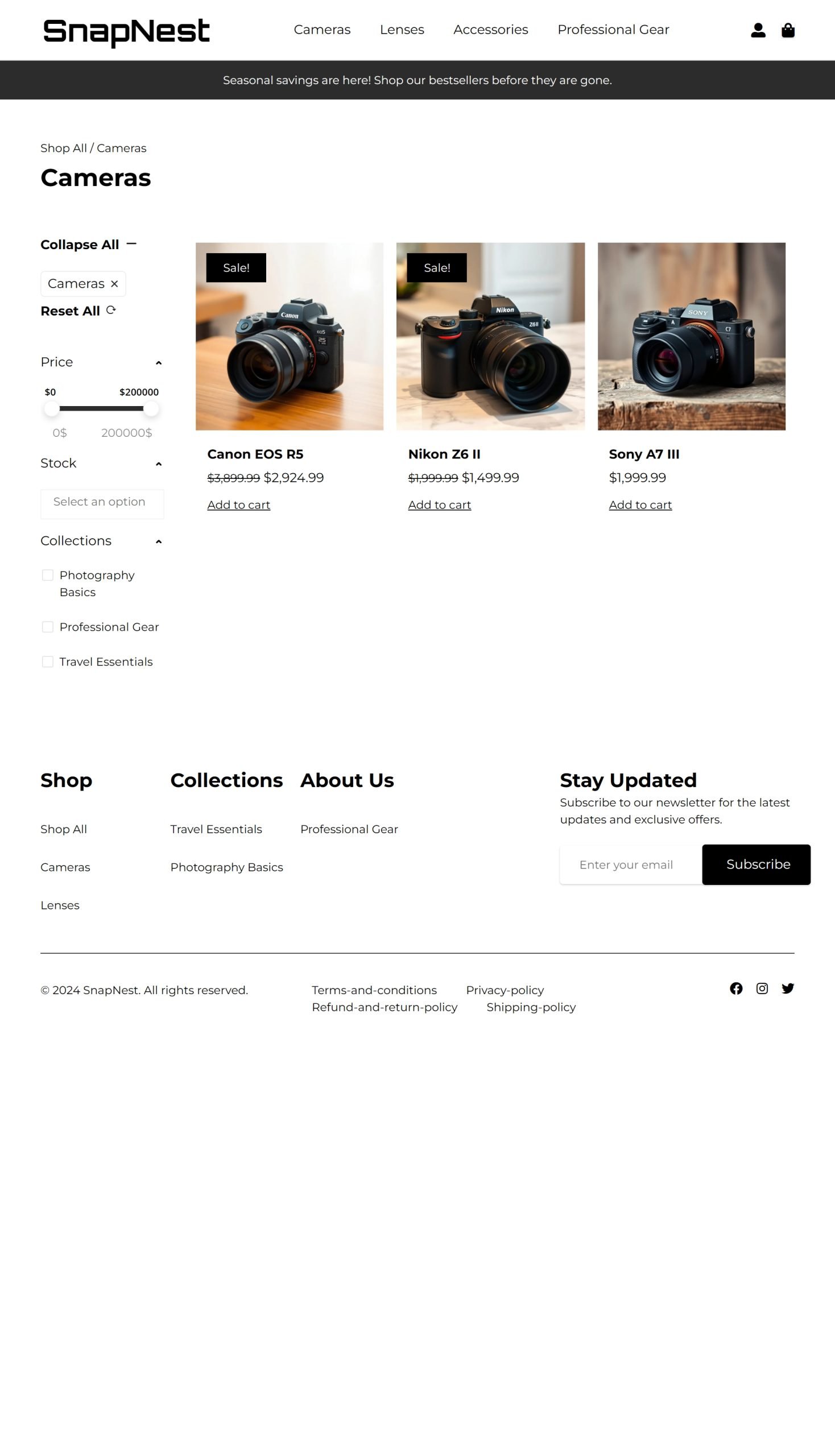 Cameras