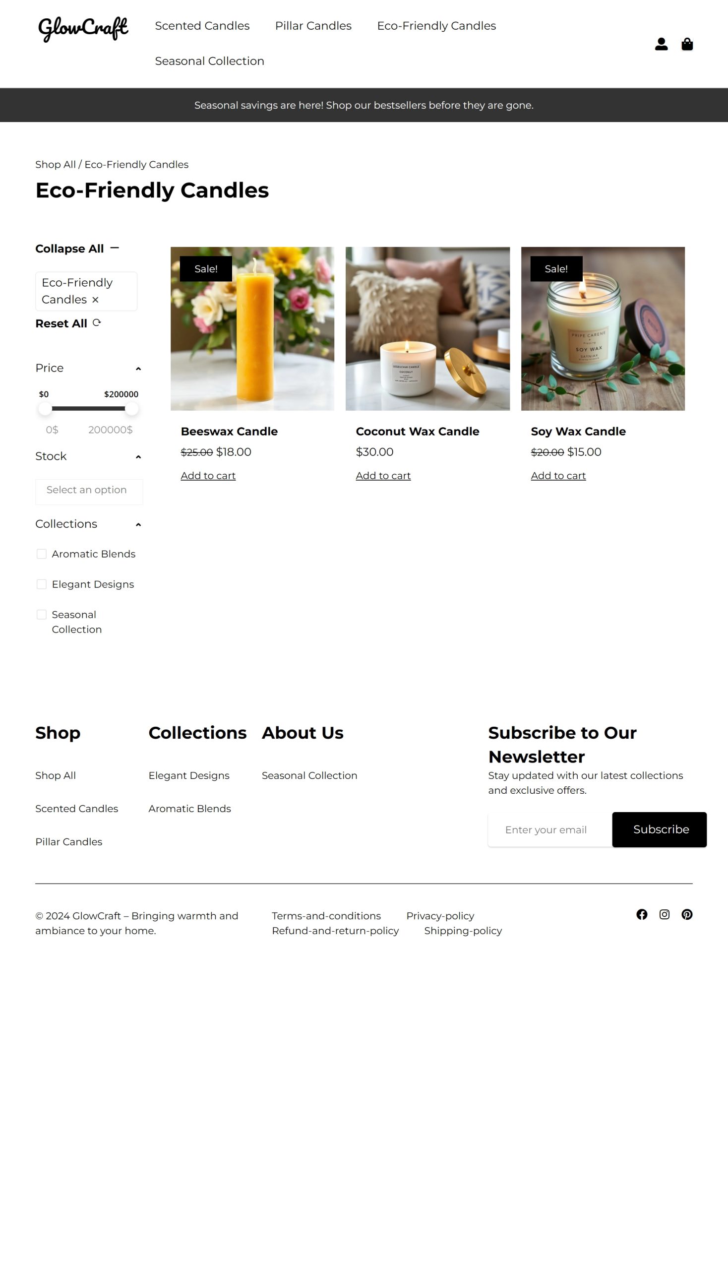 Ecofriendly Candles