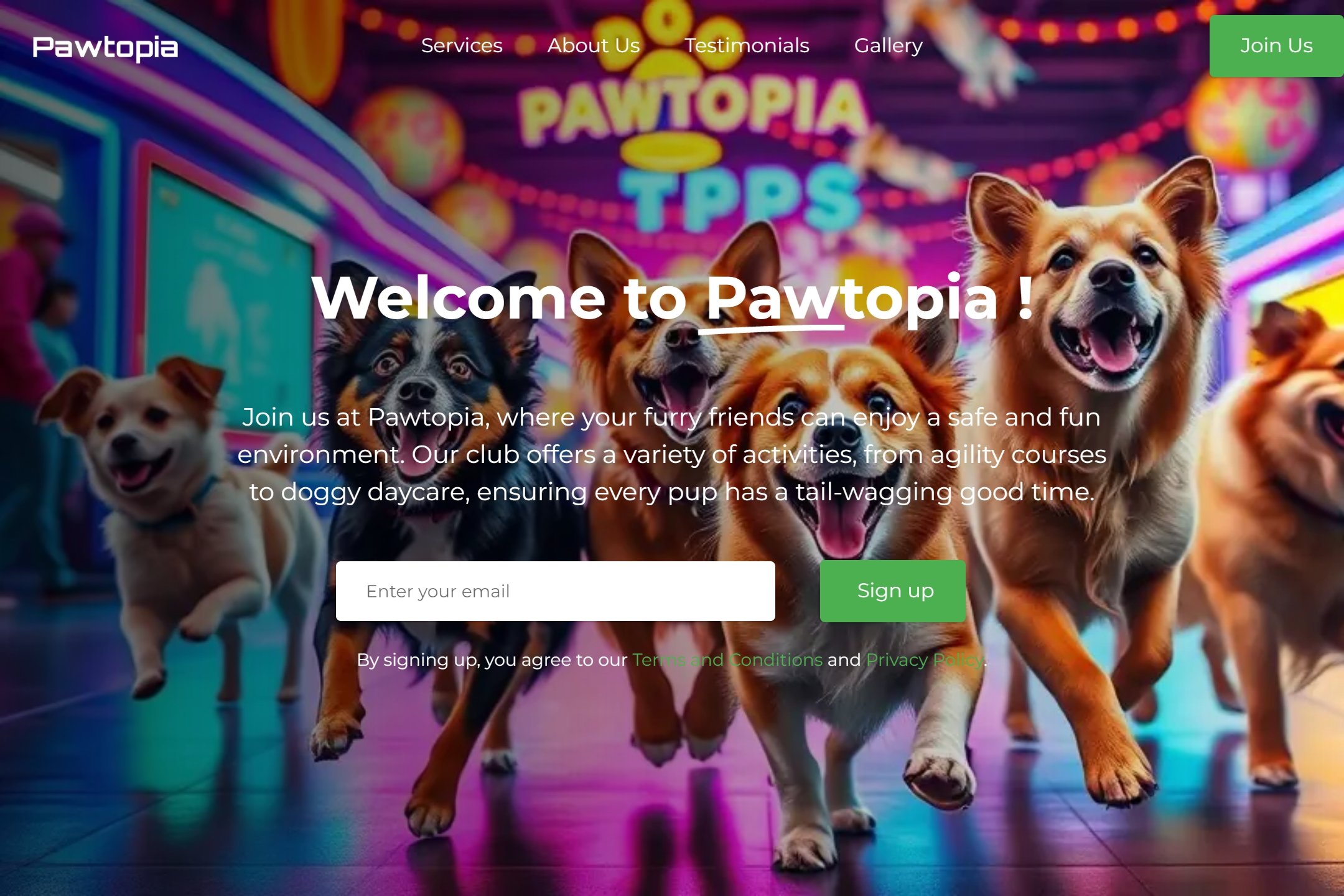 Canine club website template