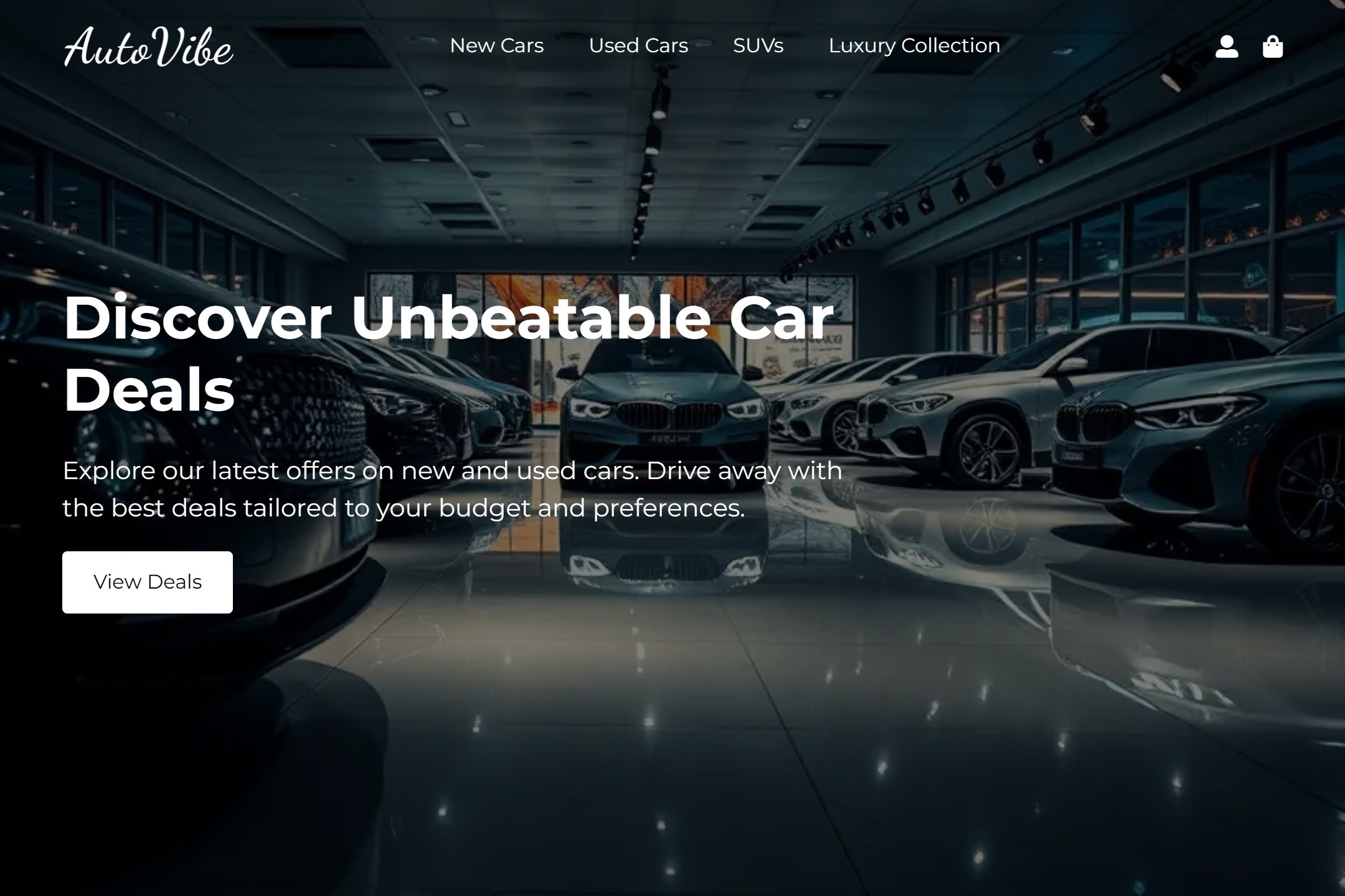 Car dealer website template