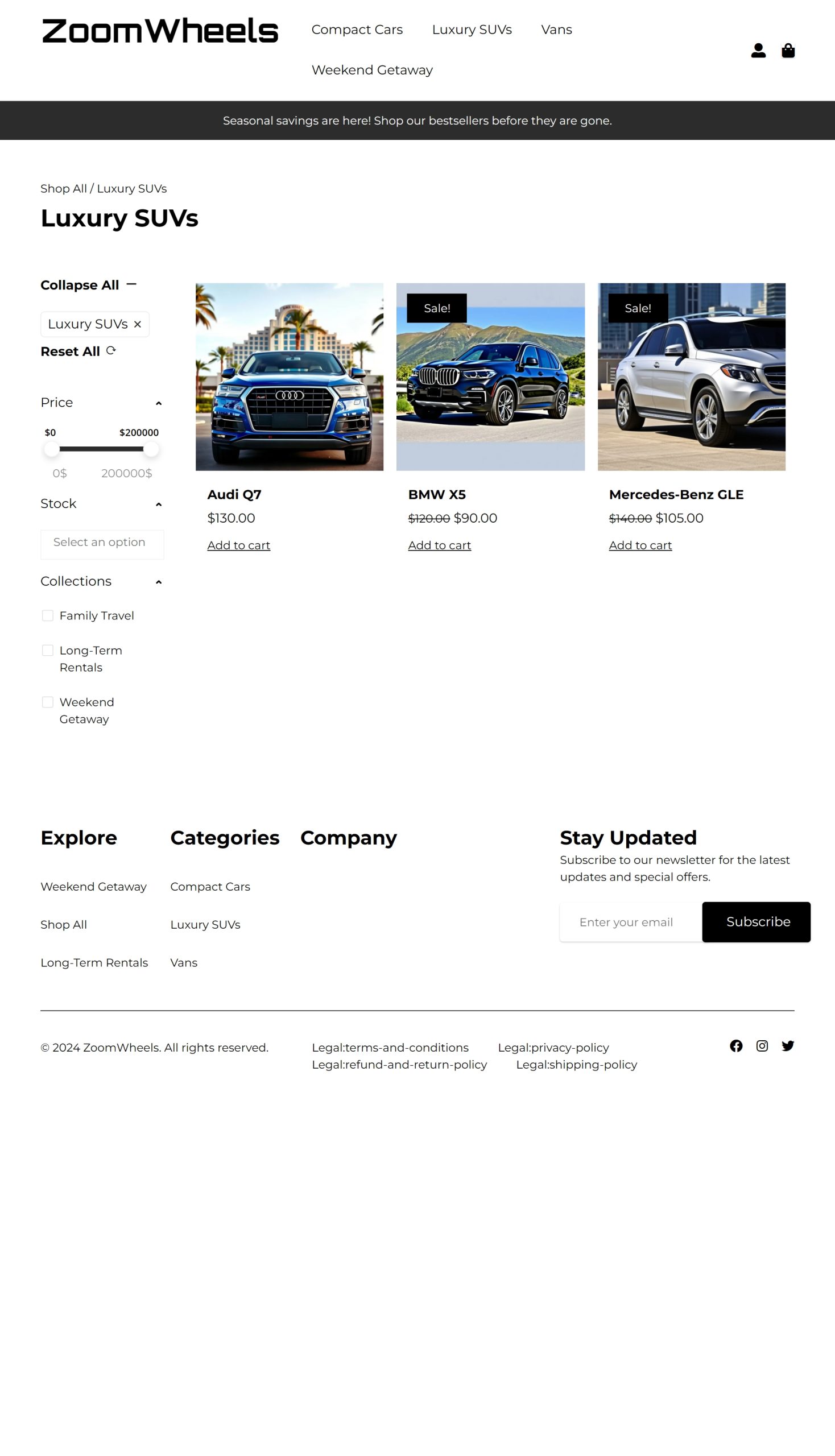 Luxury Suvs