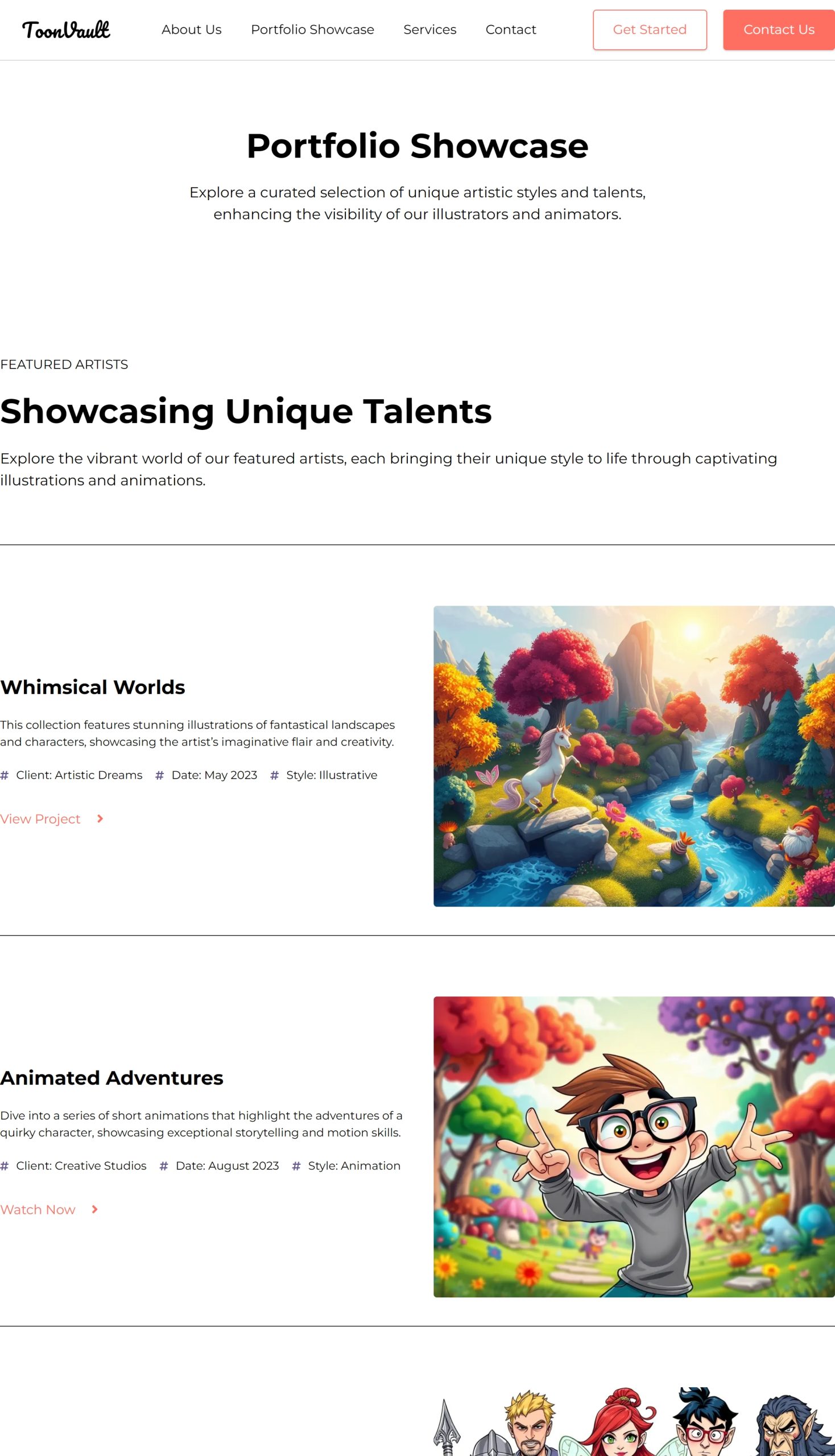 Portfolio Showcase