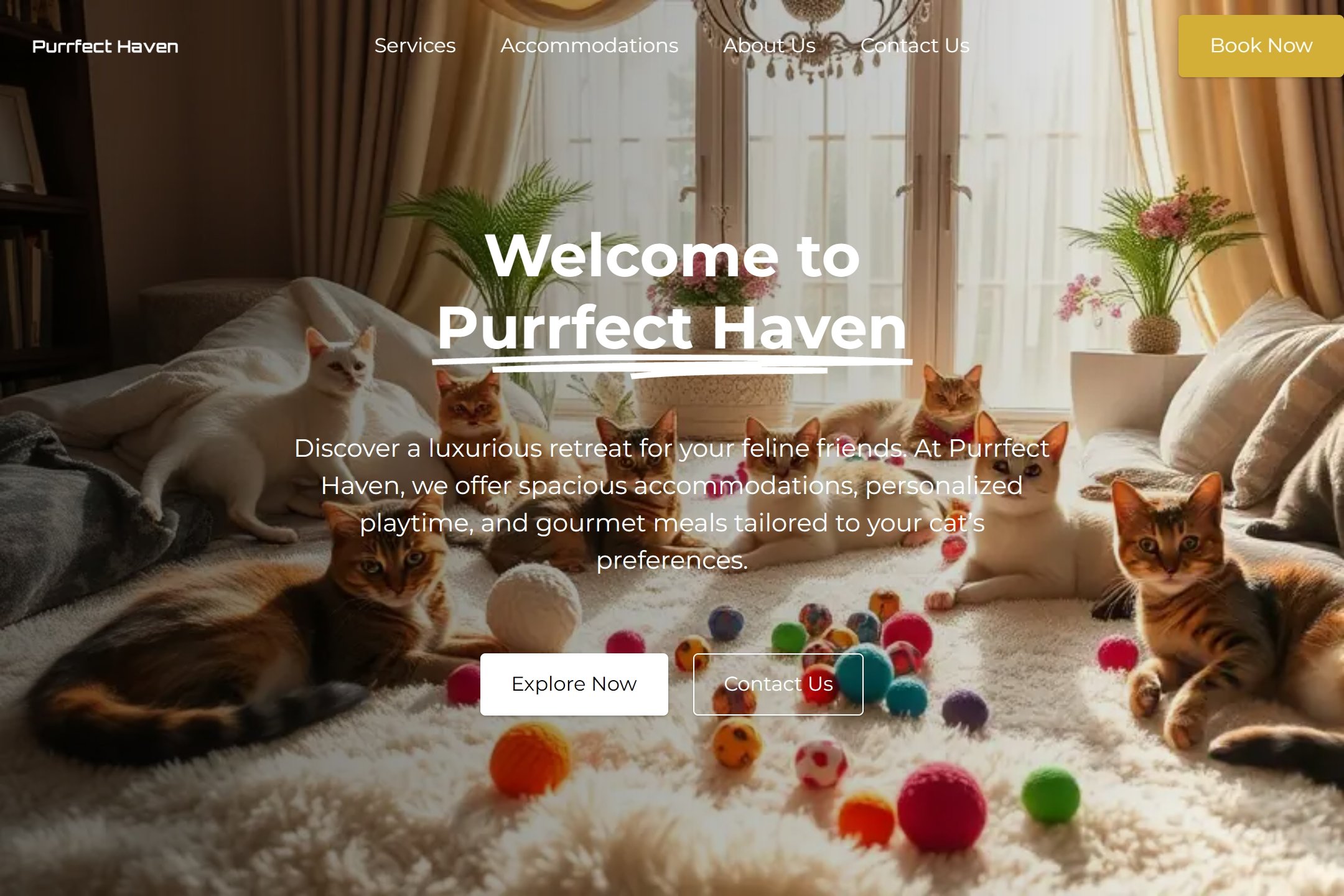 Cattery website template