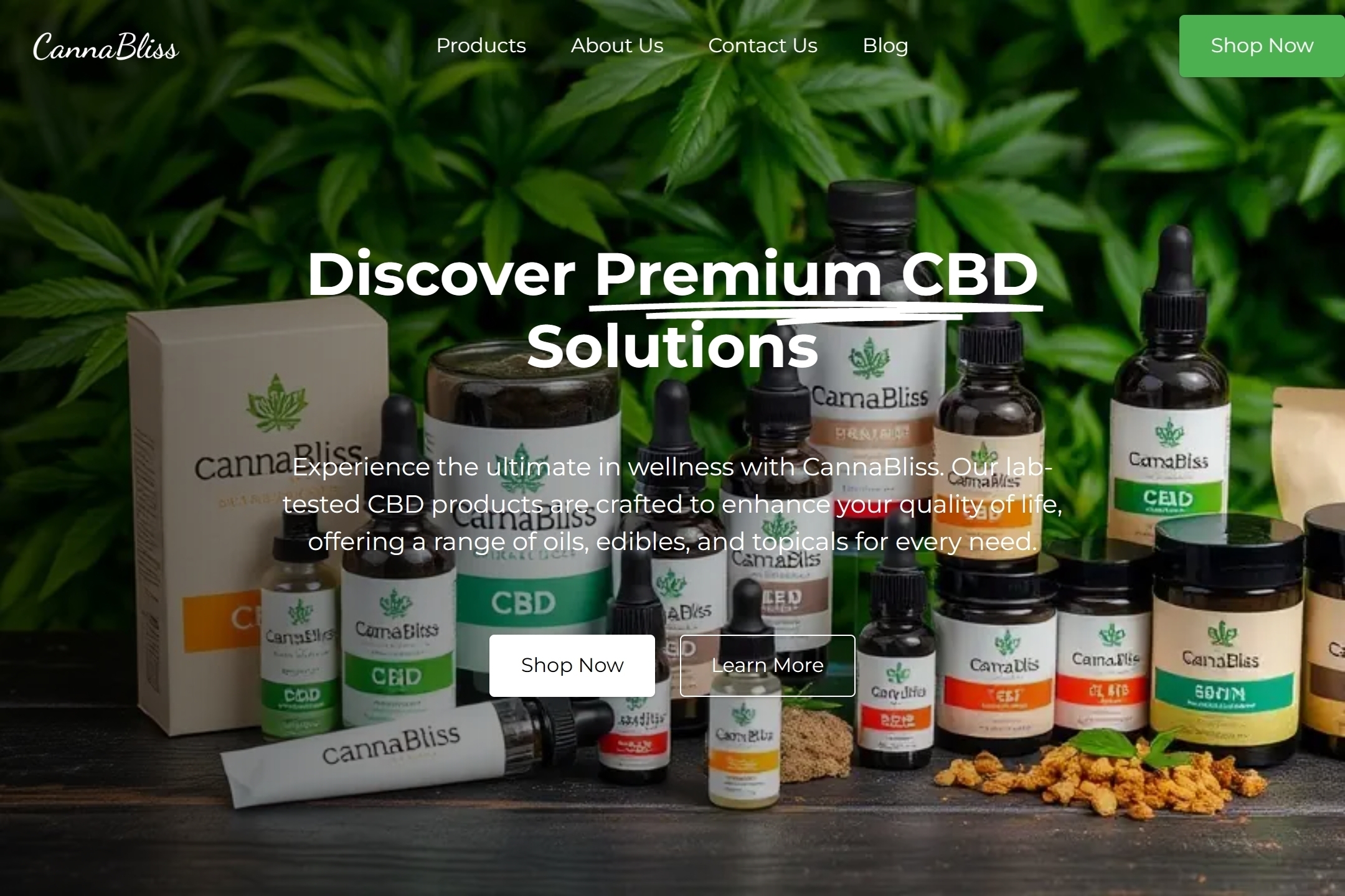 CBD website template