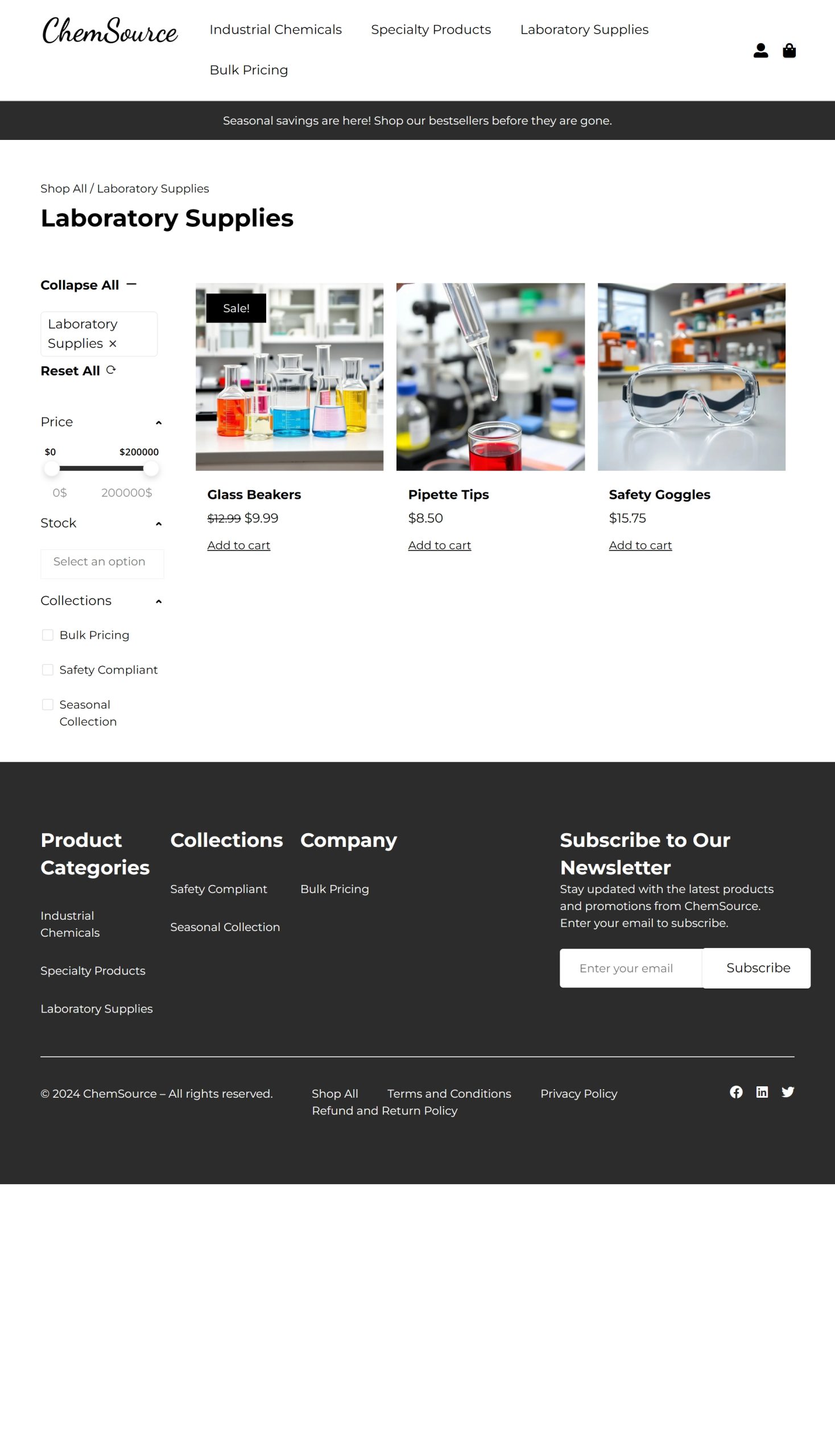 Laboratory Supplies
