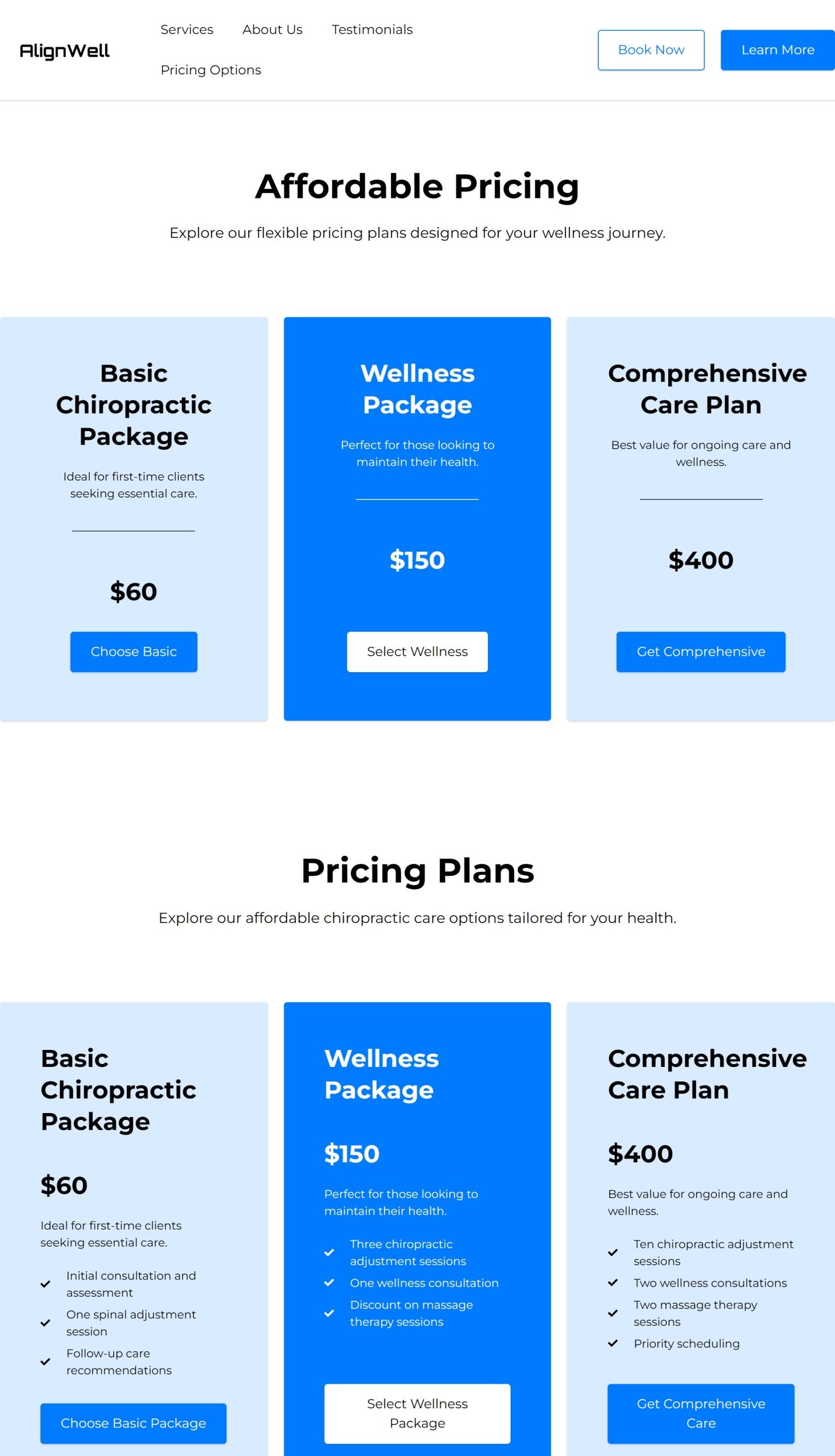 Pricing Options
