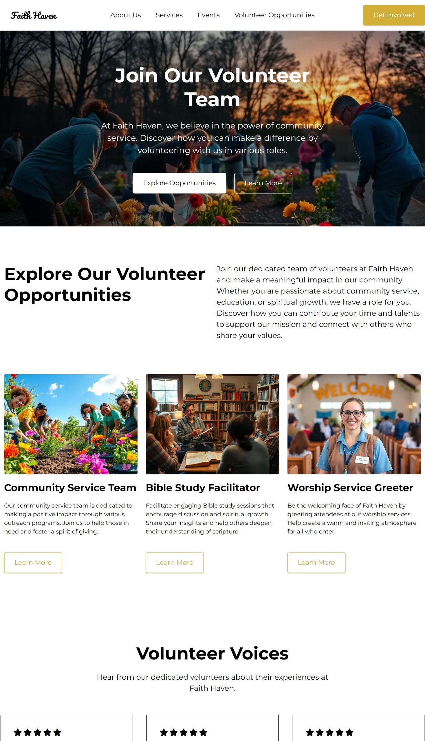 Volunteer Opportunities