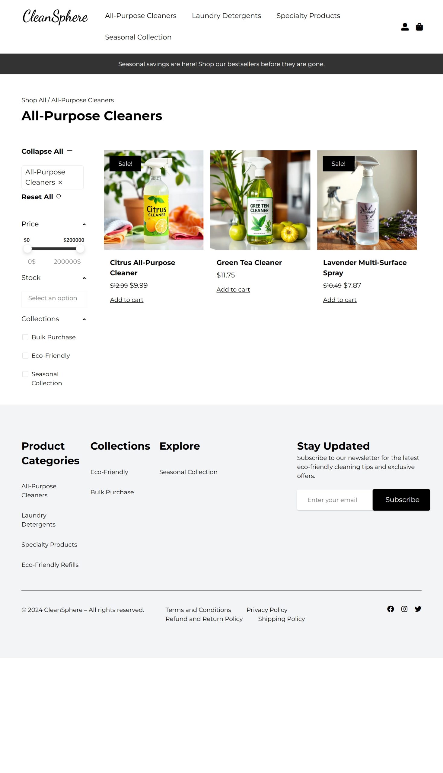 Allpurpose Cleaners