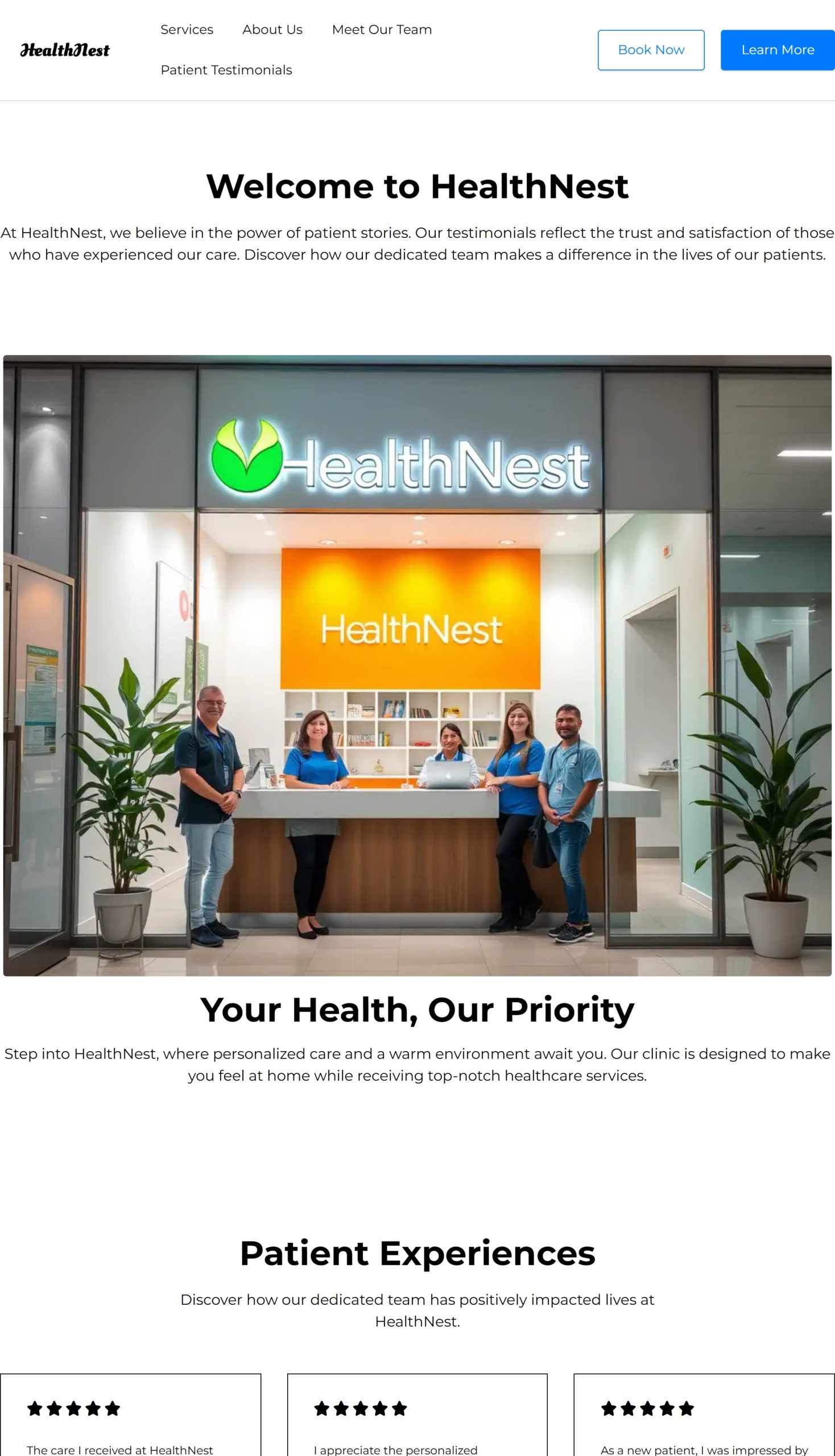 Patient Testimonials