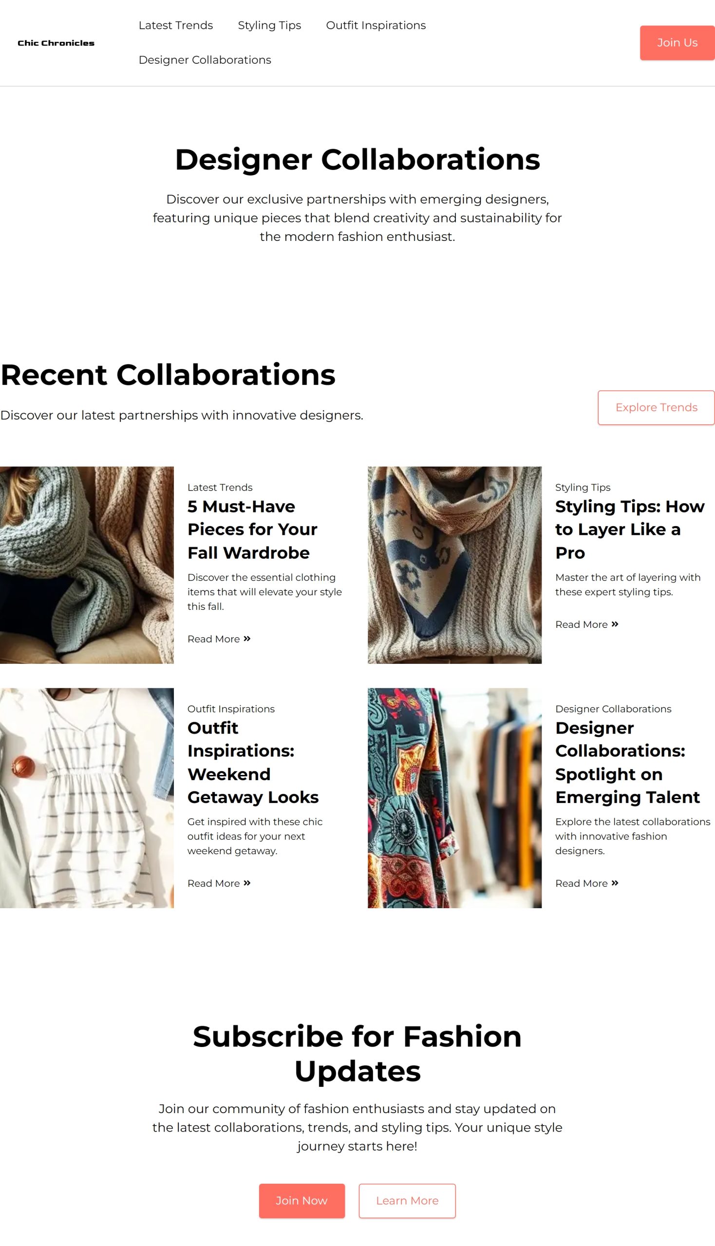 Designer Collaborations