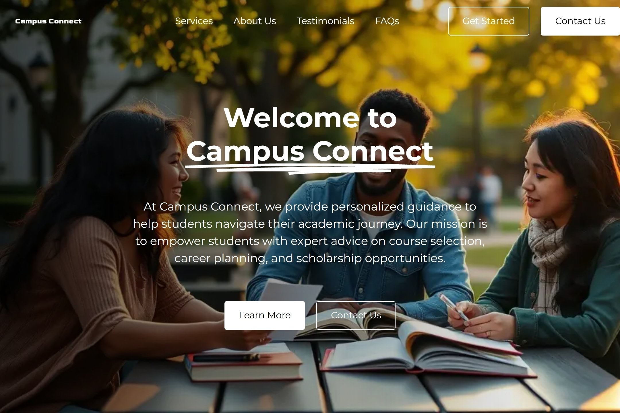 College website template