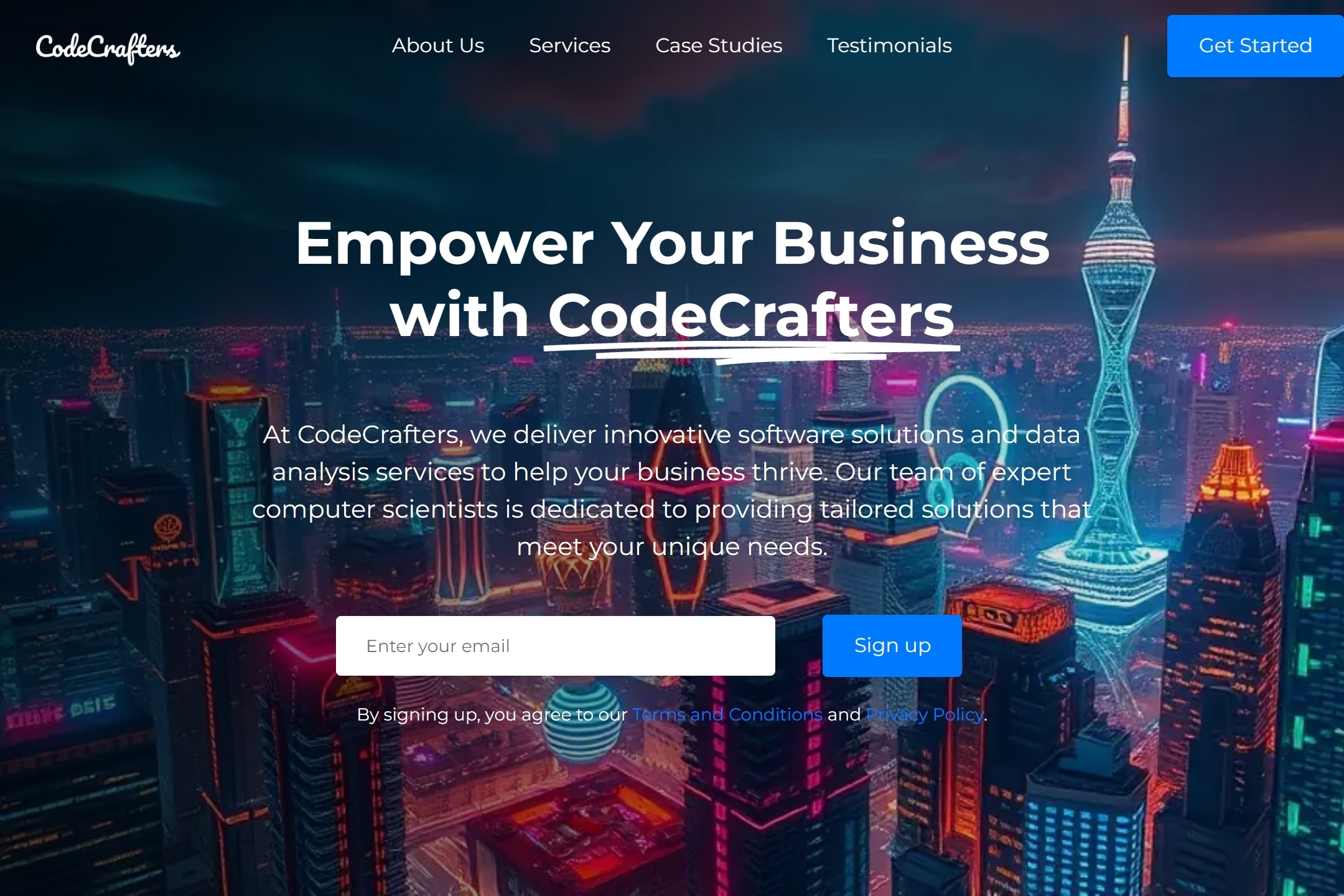 Computer scientist website template