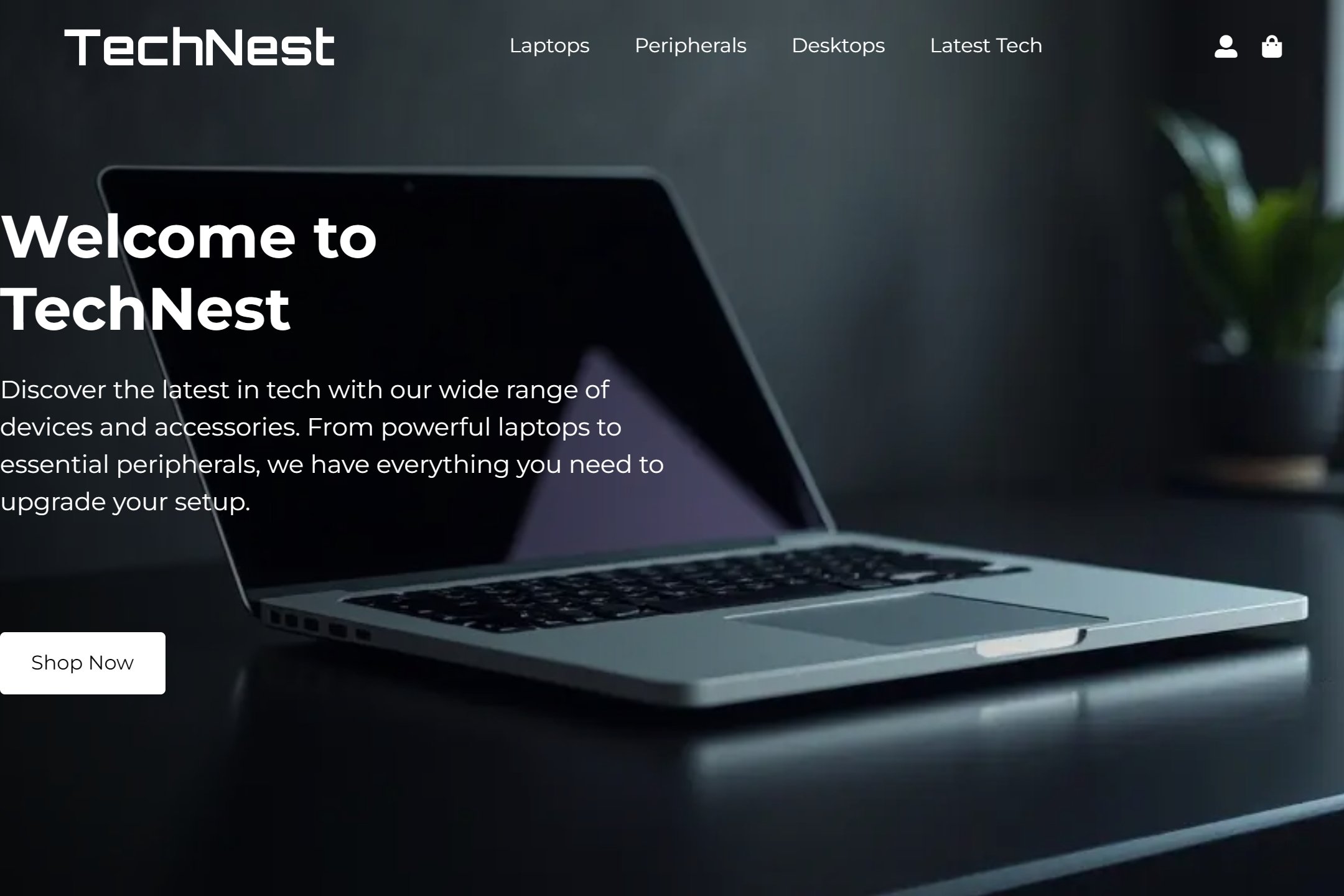 Computer store website template