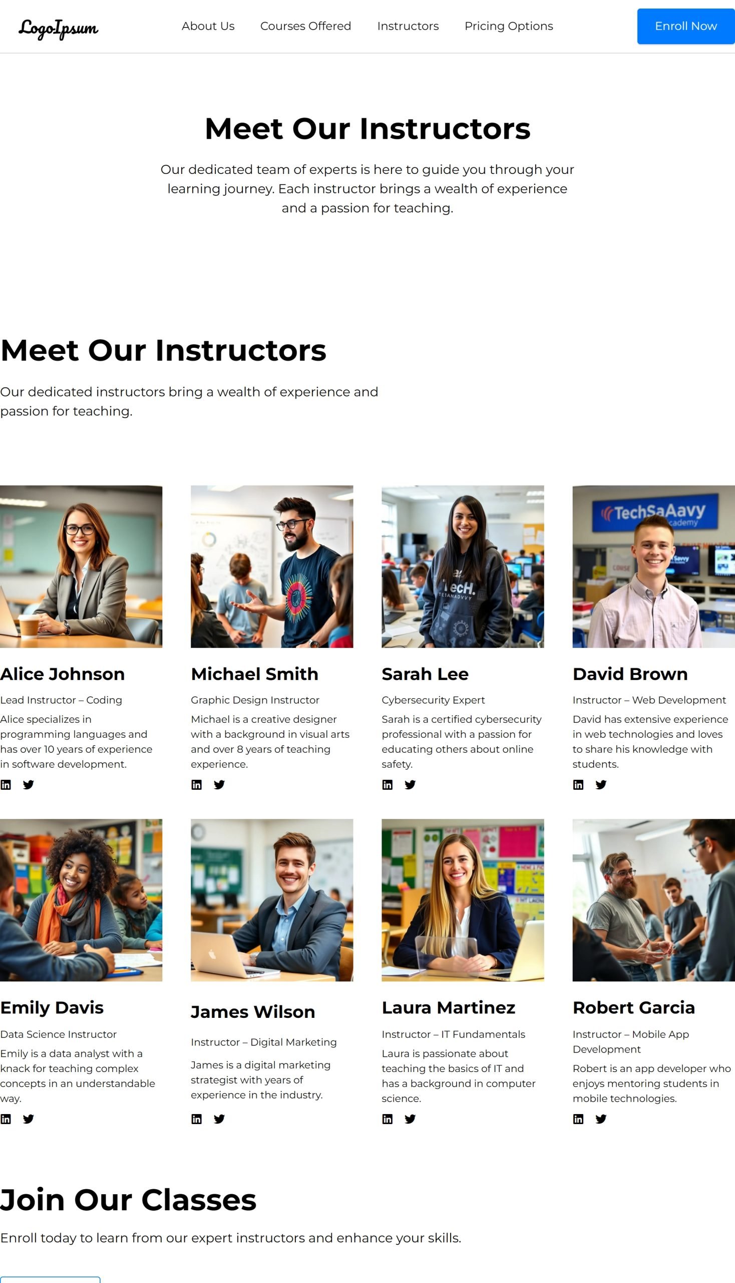 Instructors