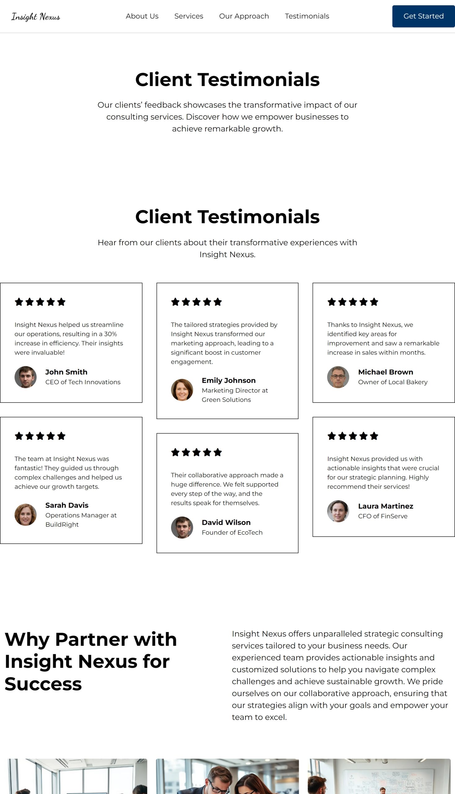 Testimonials
