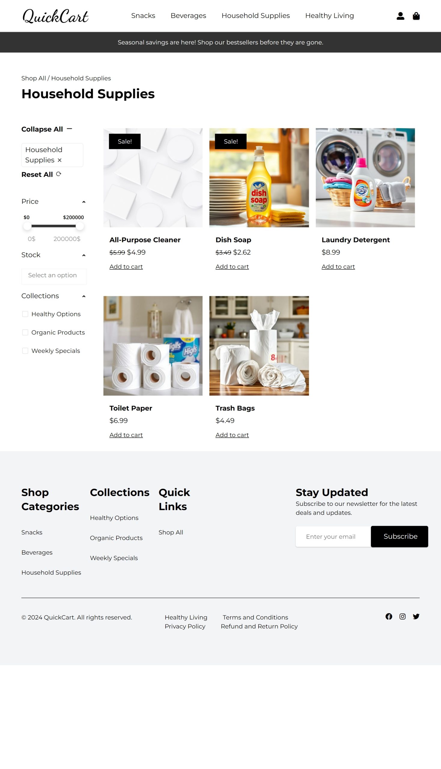 Household Supplies