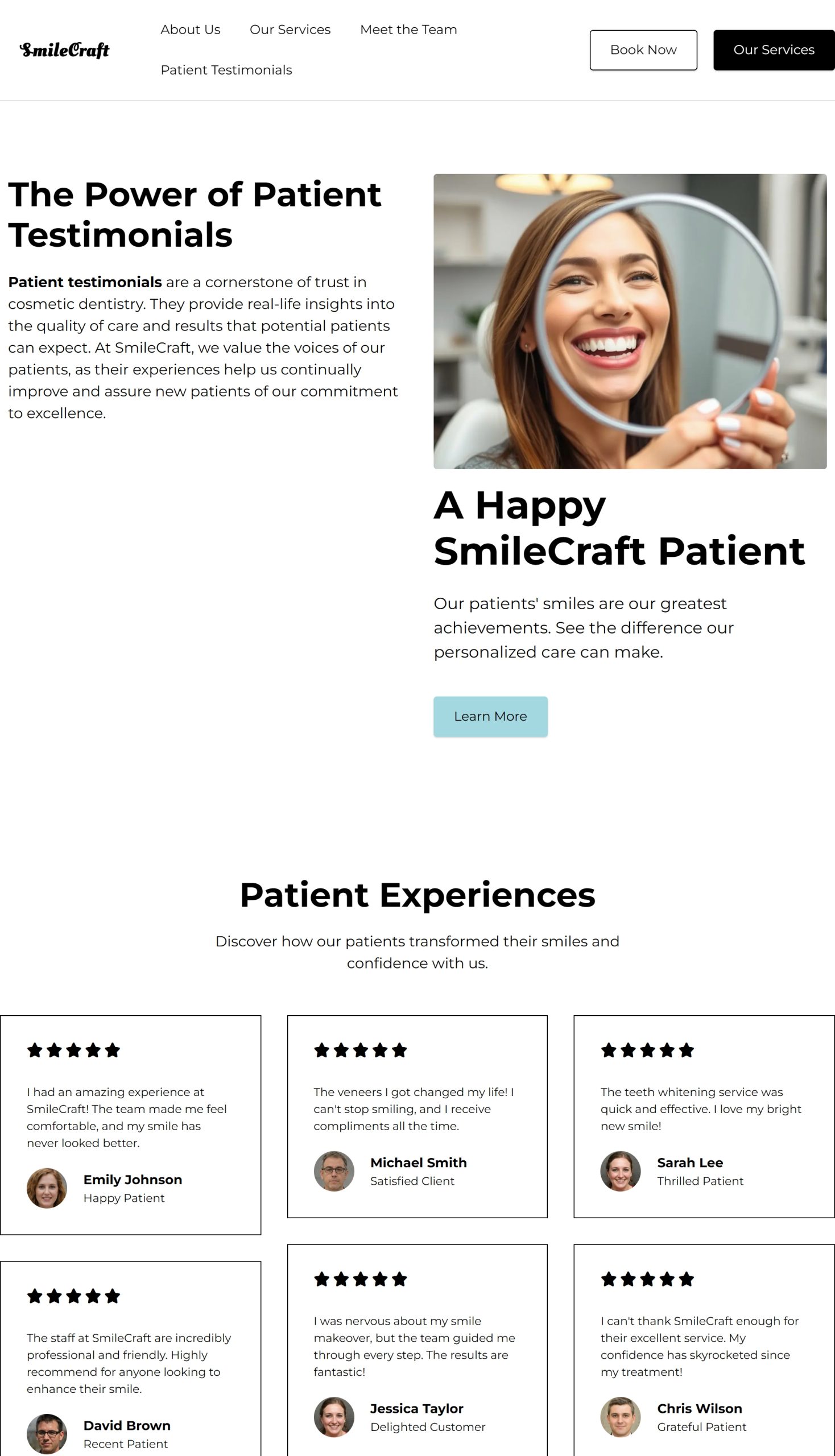 Patient Testimonials