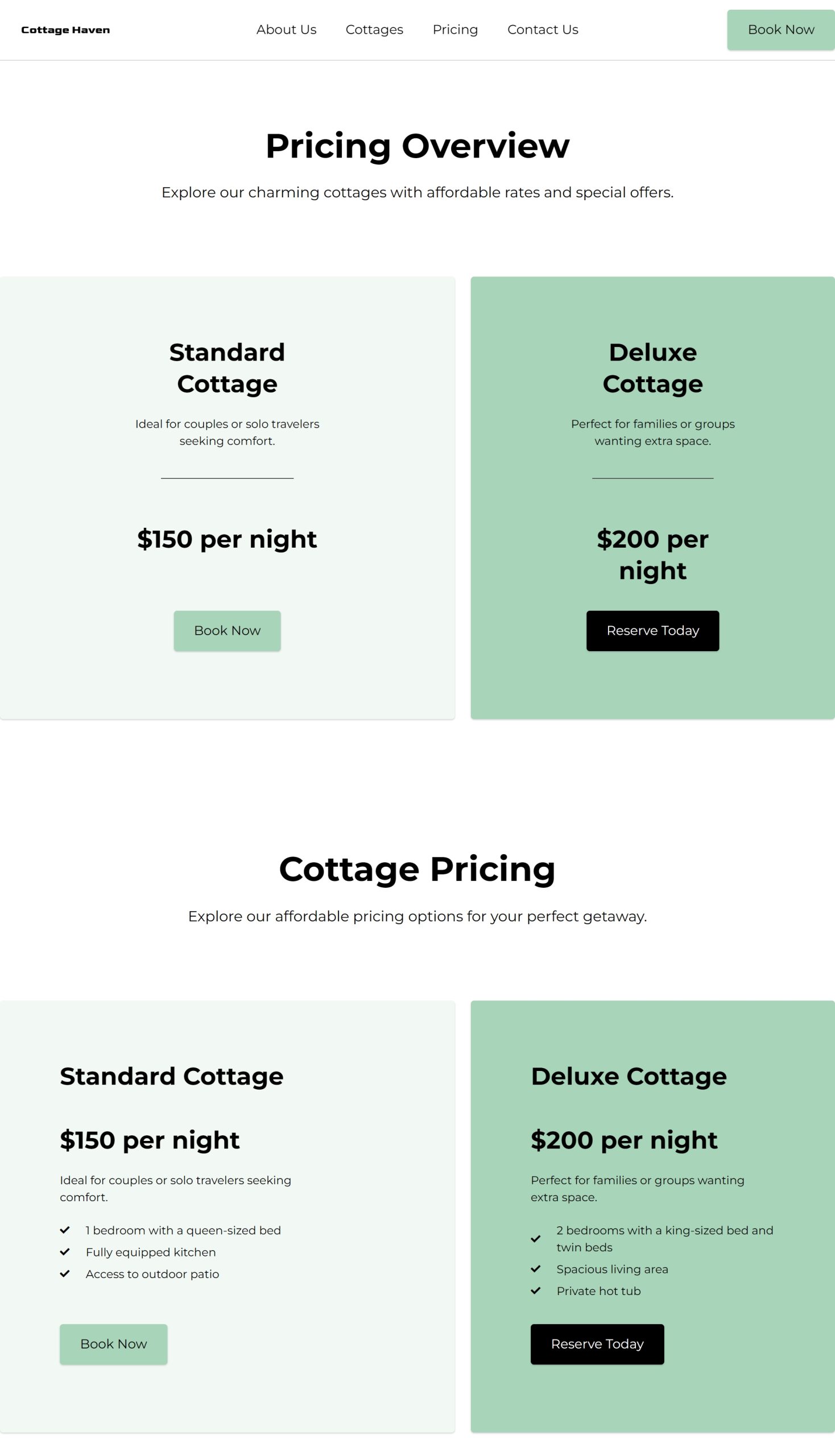 Pricing