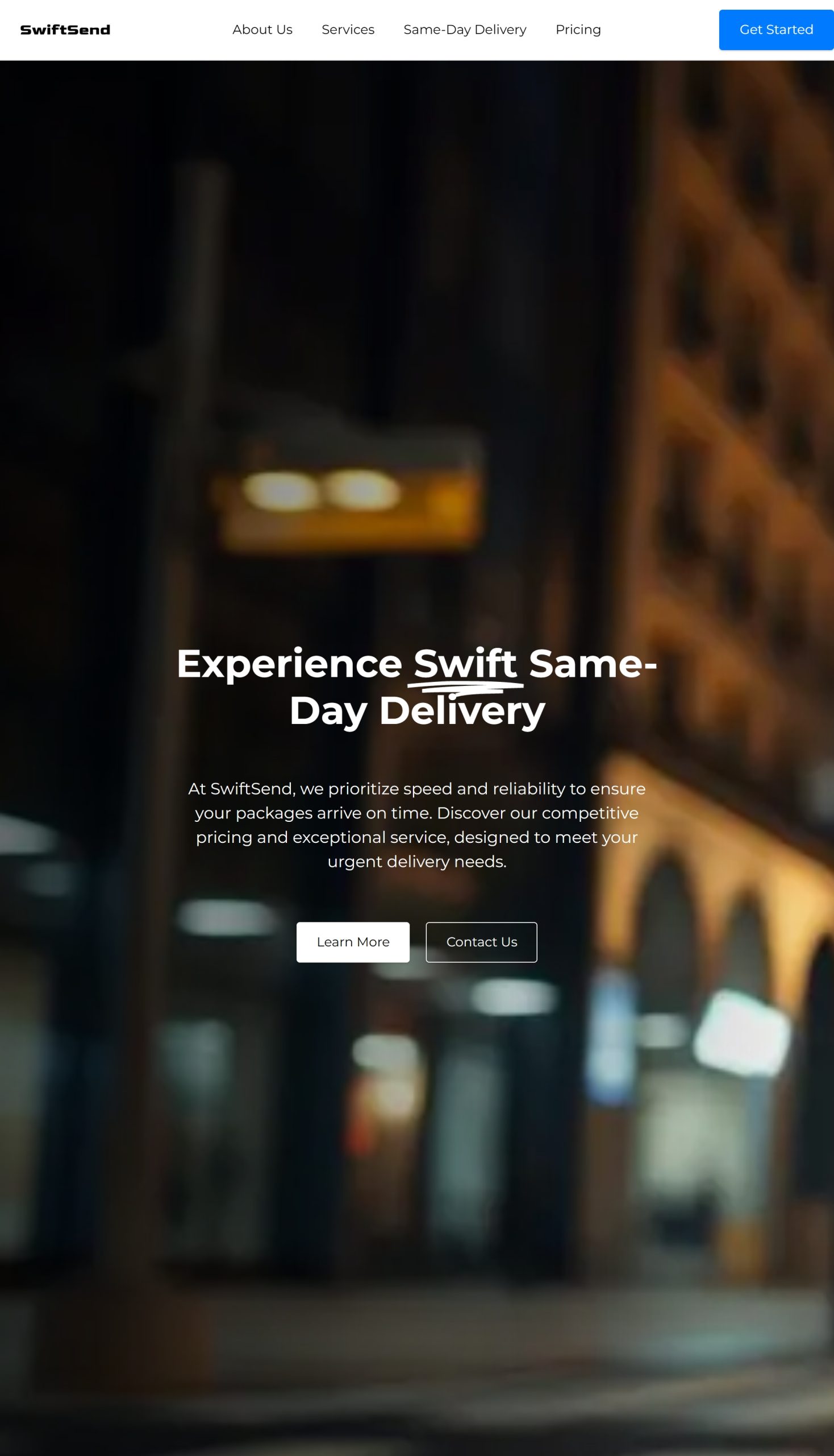 Same Day Delivery