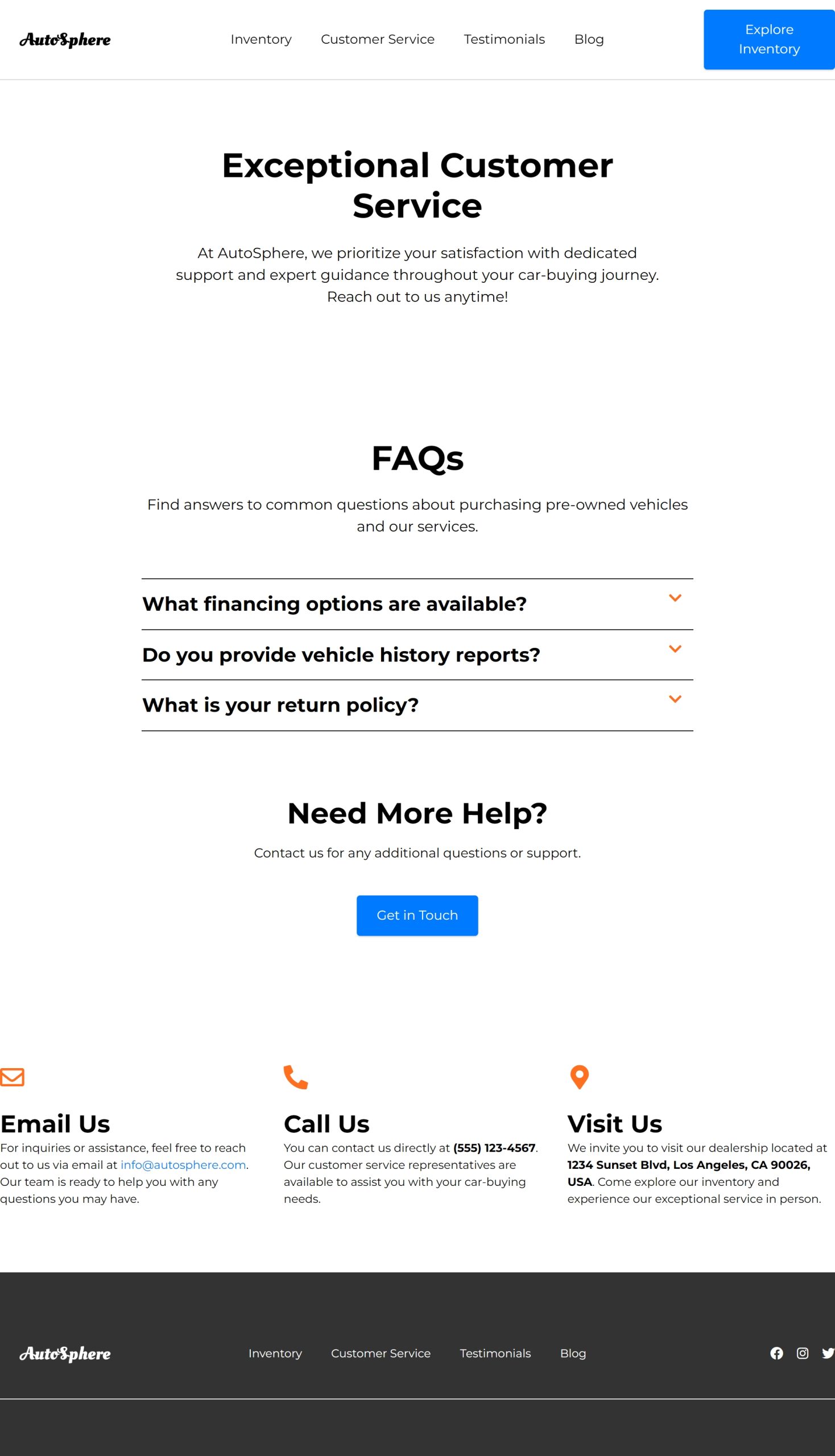Customer Service