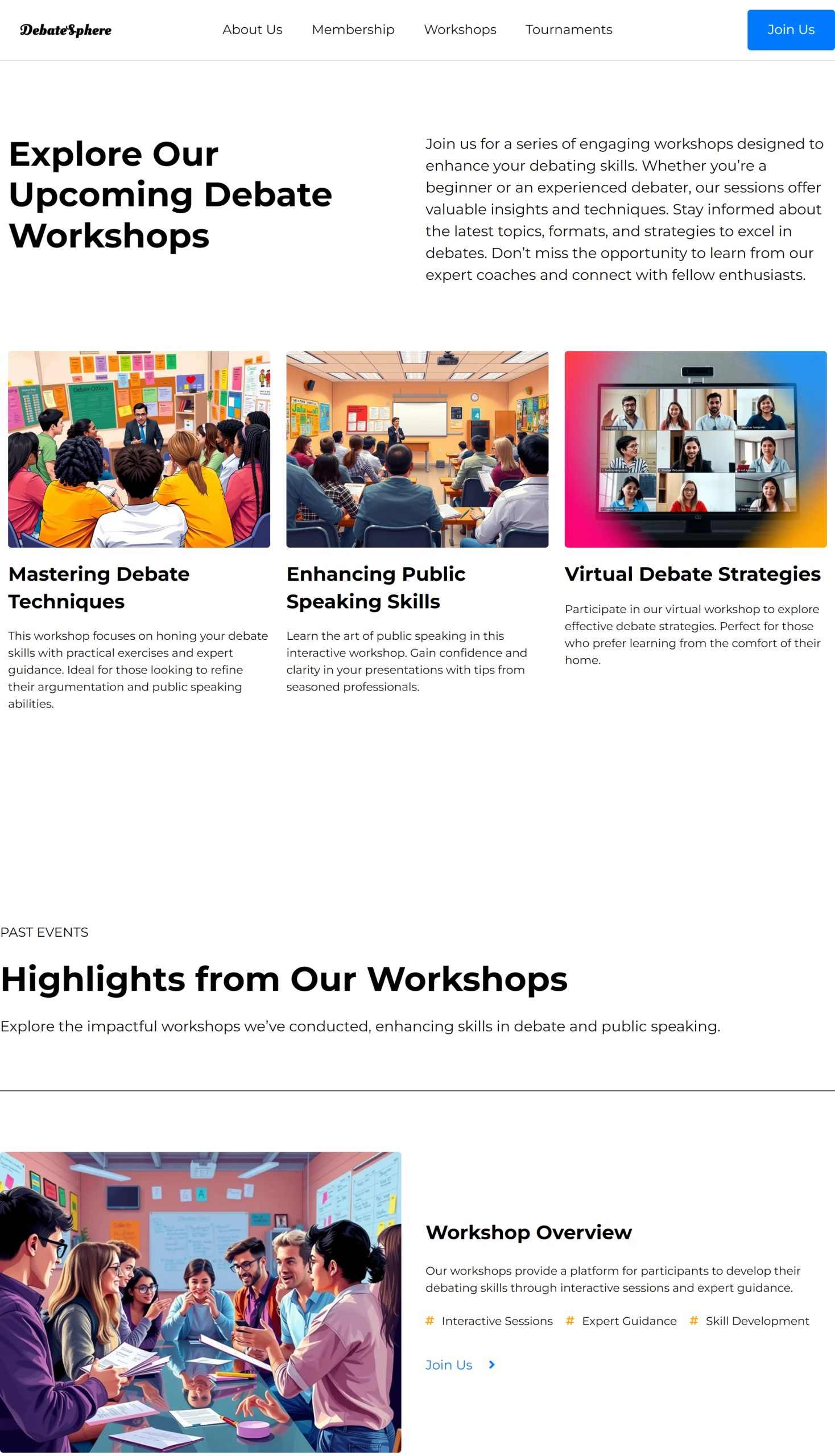 Workshops