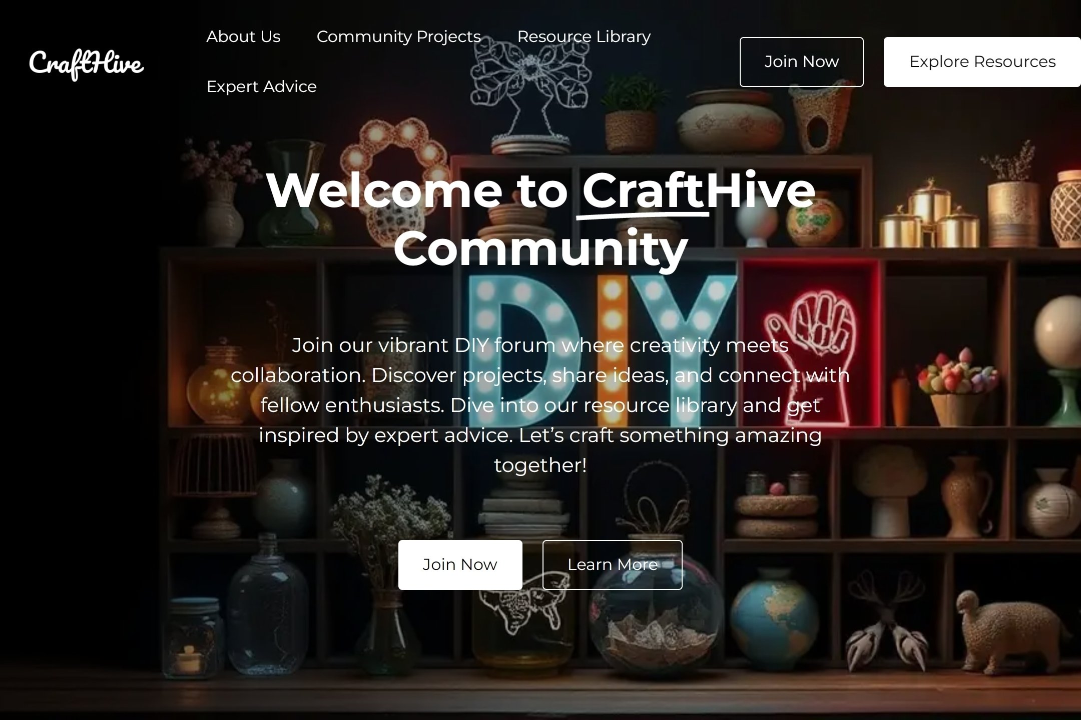 DIY forum website template
