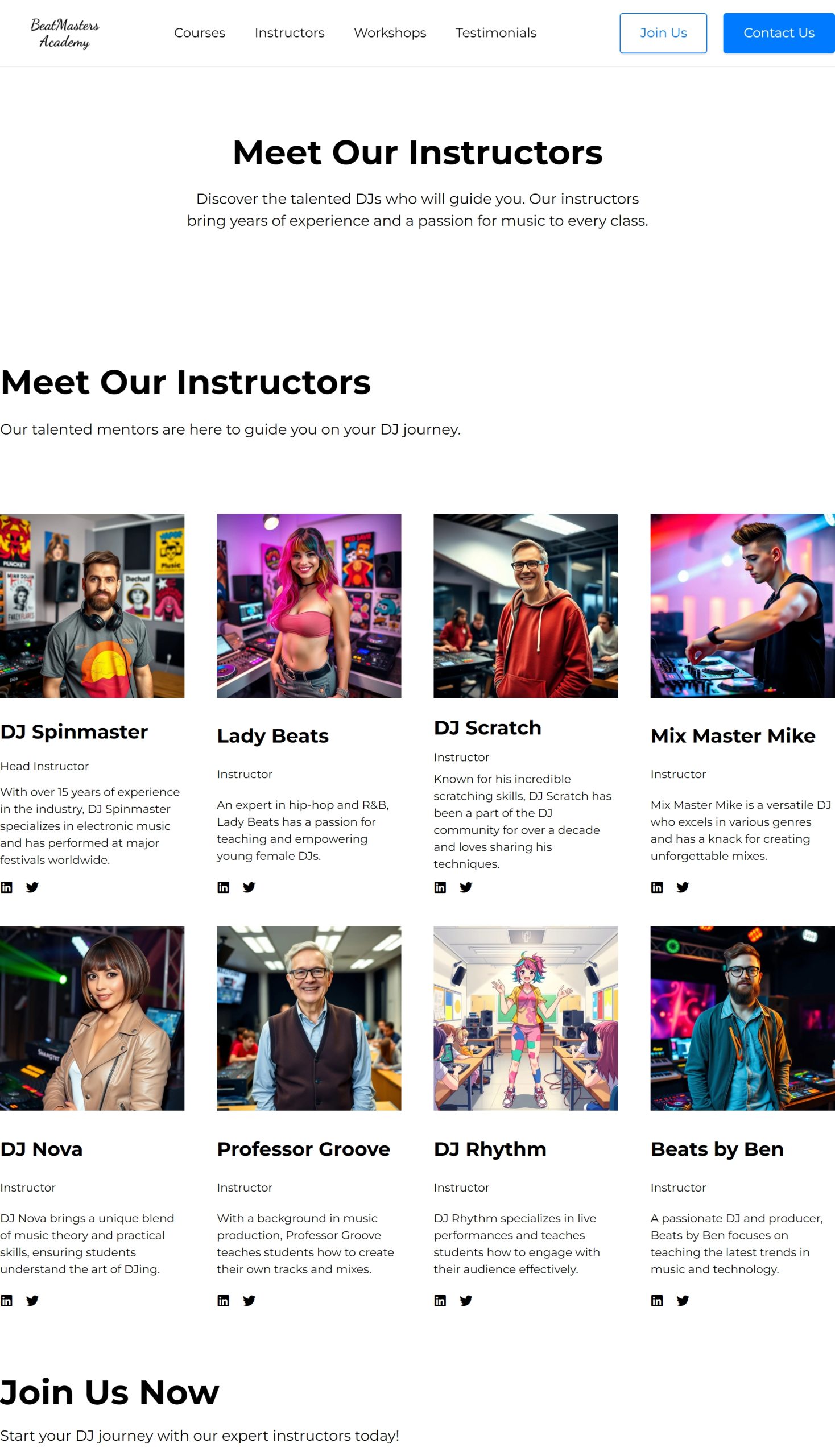 Instructors